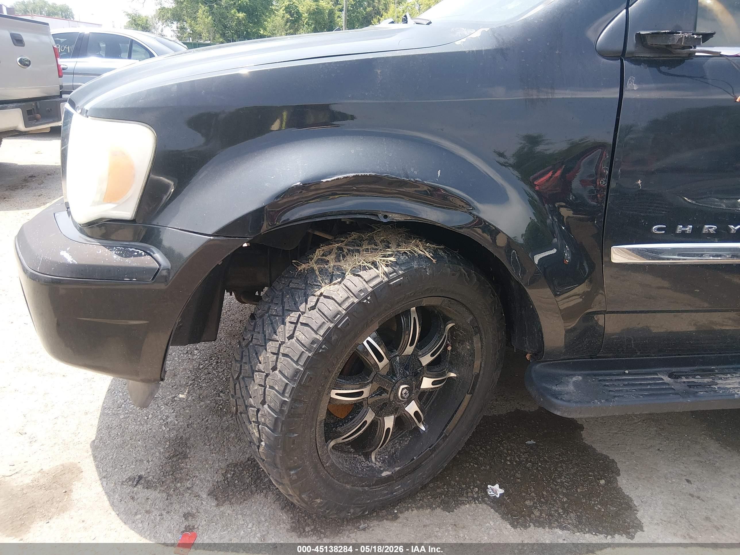 2008 Chrysler Aspen Limited Black vin: 1A8HX58N48F146799