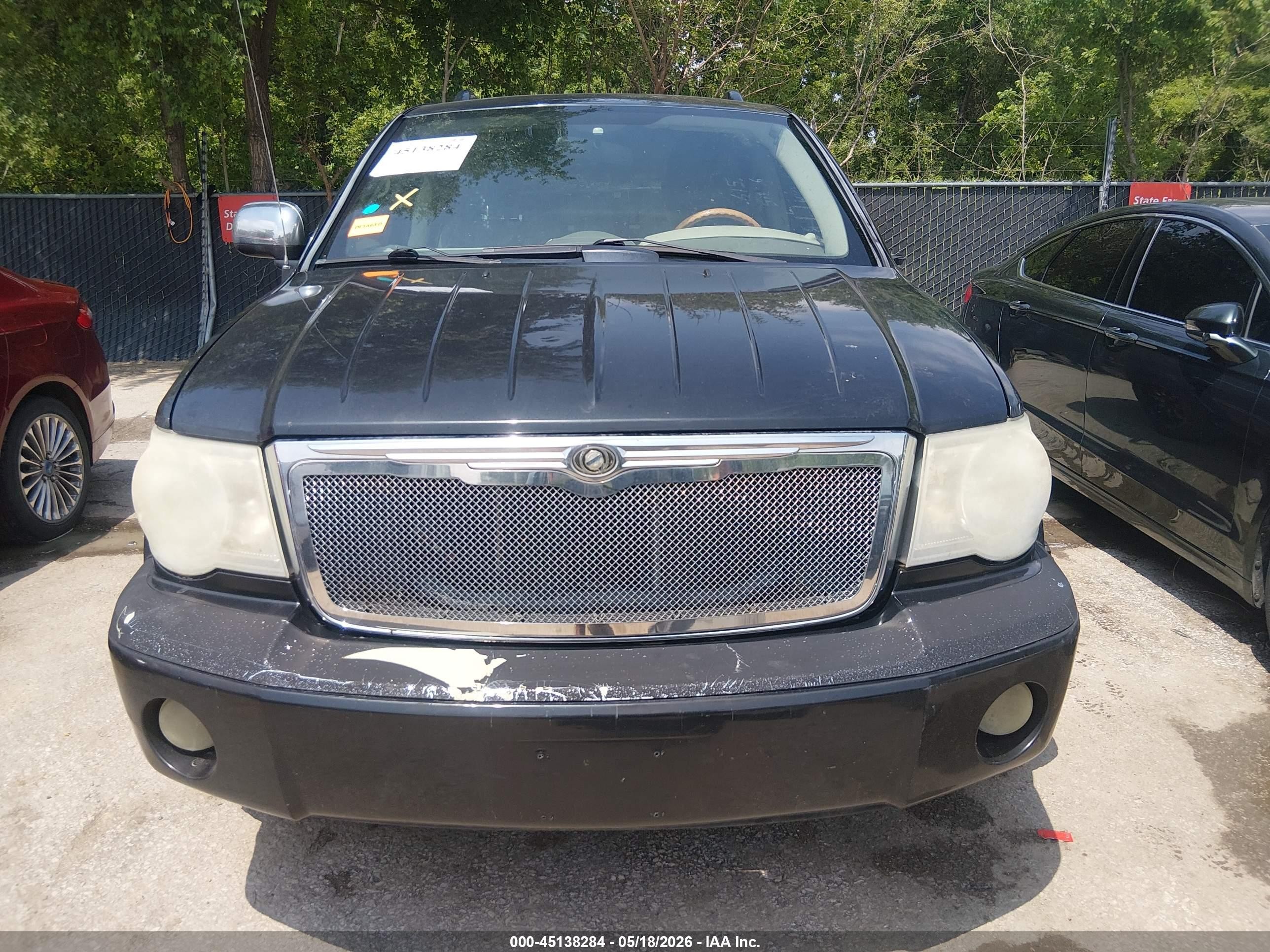 2008 Chrysler Aspen Limited Black vin: 1A8HX58N48F146799