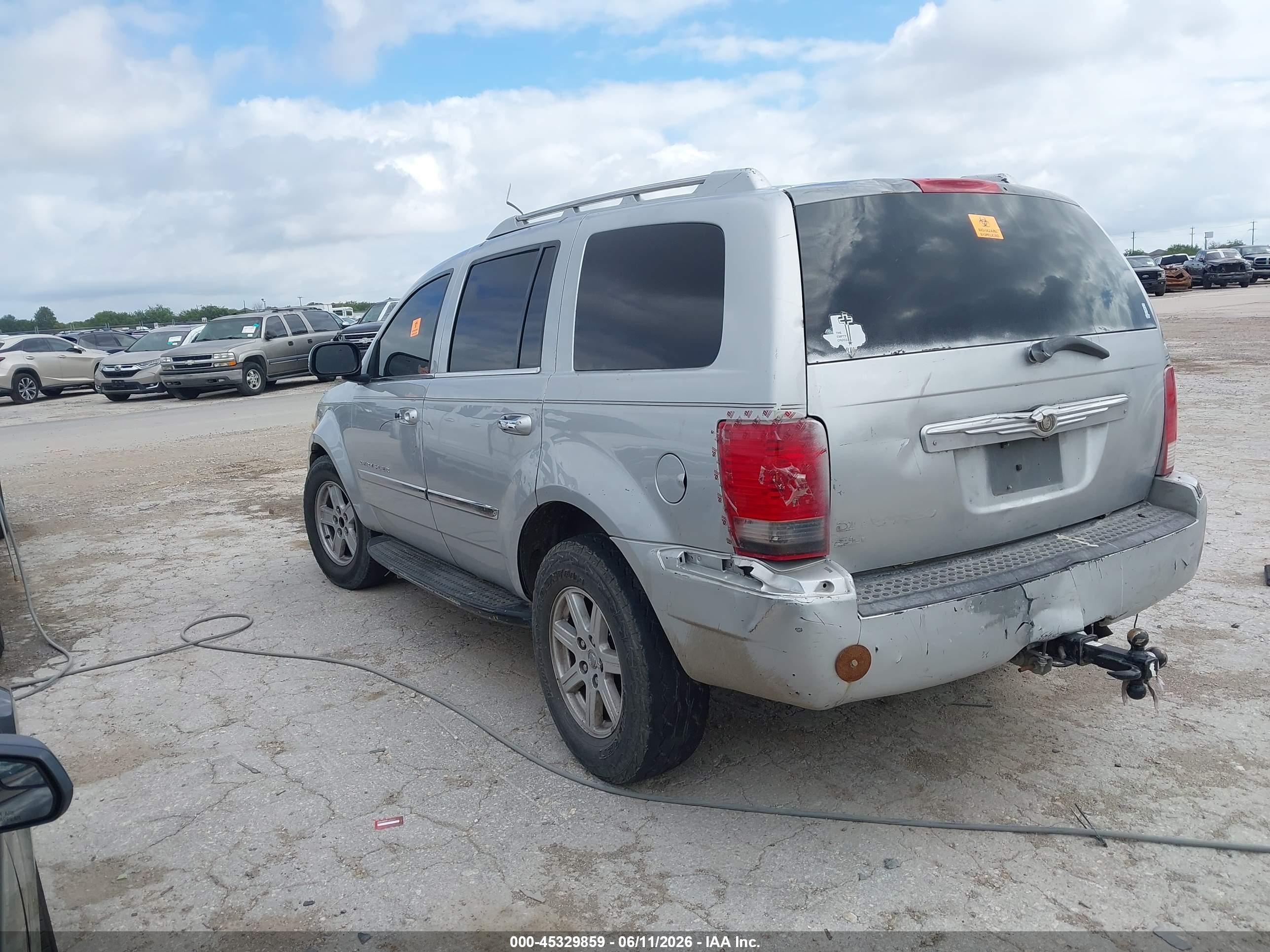 2007 Chrysler Aspen Limited Silver vin: 1A8HX58P37F522716