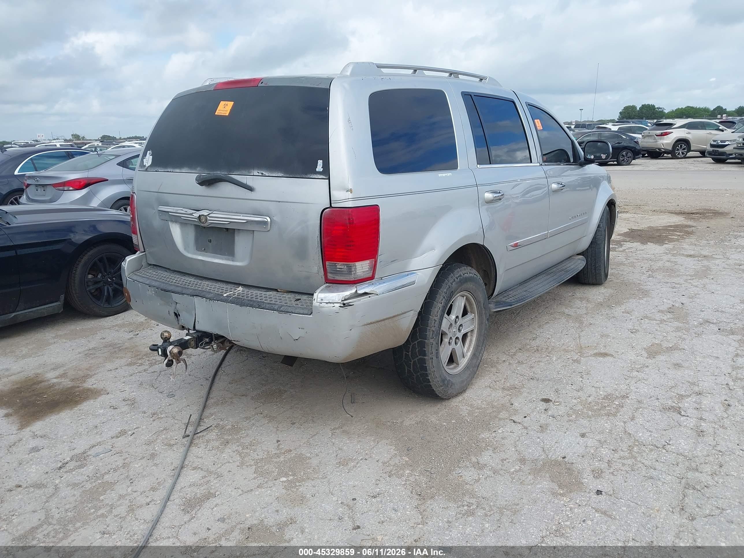 2007 Chrysler Aspen Limited Silver vin: 1A8HX58P37F522716