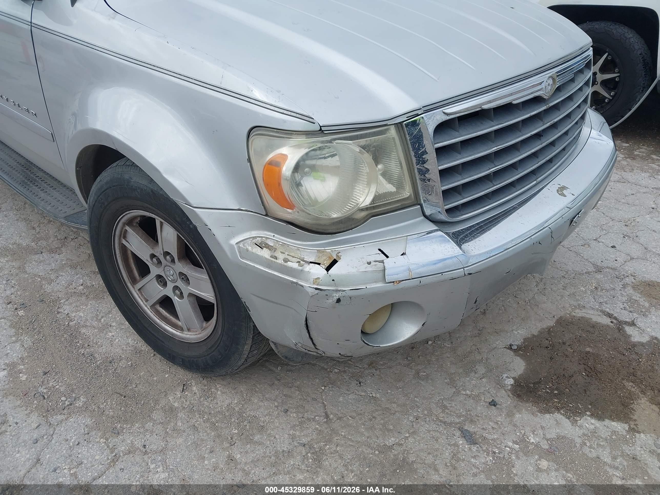 2007 Chrysler Aspen Limited Silver vin: 1A8HX58P37F522716