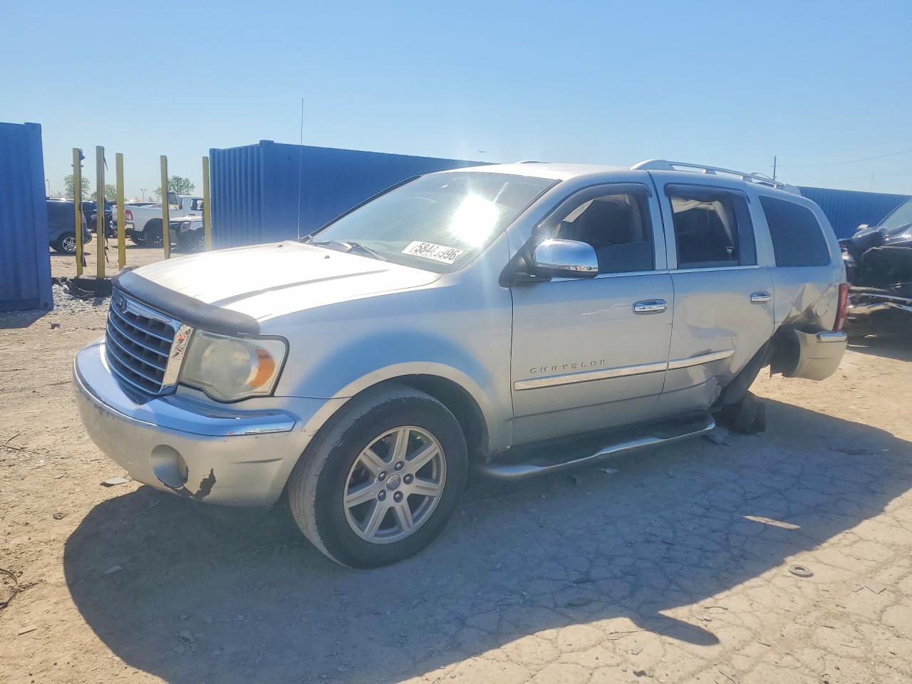2007 Chrysler Aspen Limited Серебряный vin: 1A8HX58P67F535136