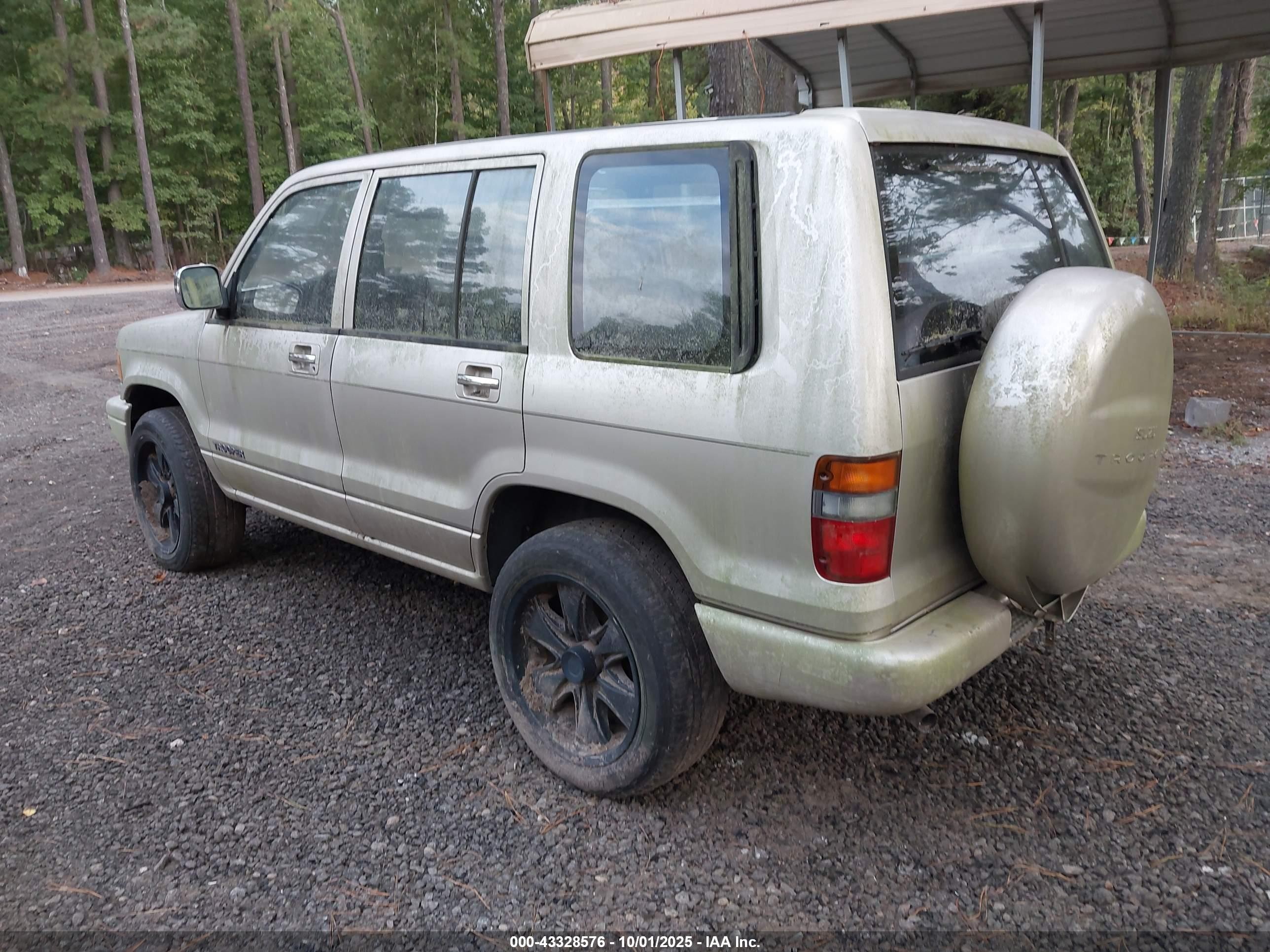 1999 Isuzu Trooper   Gold vin: 1ACDH58VXR7908045