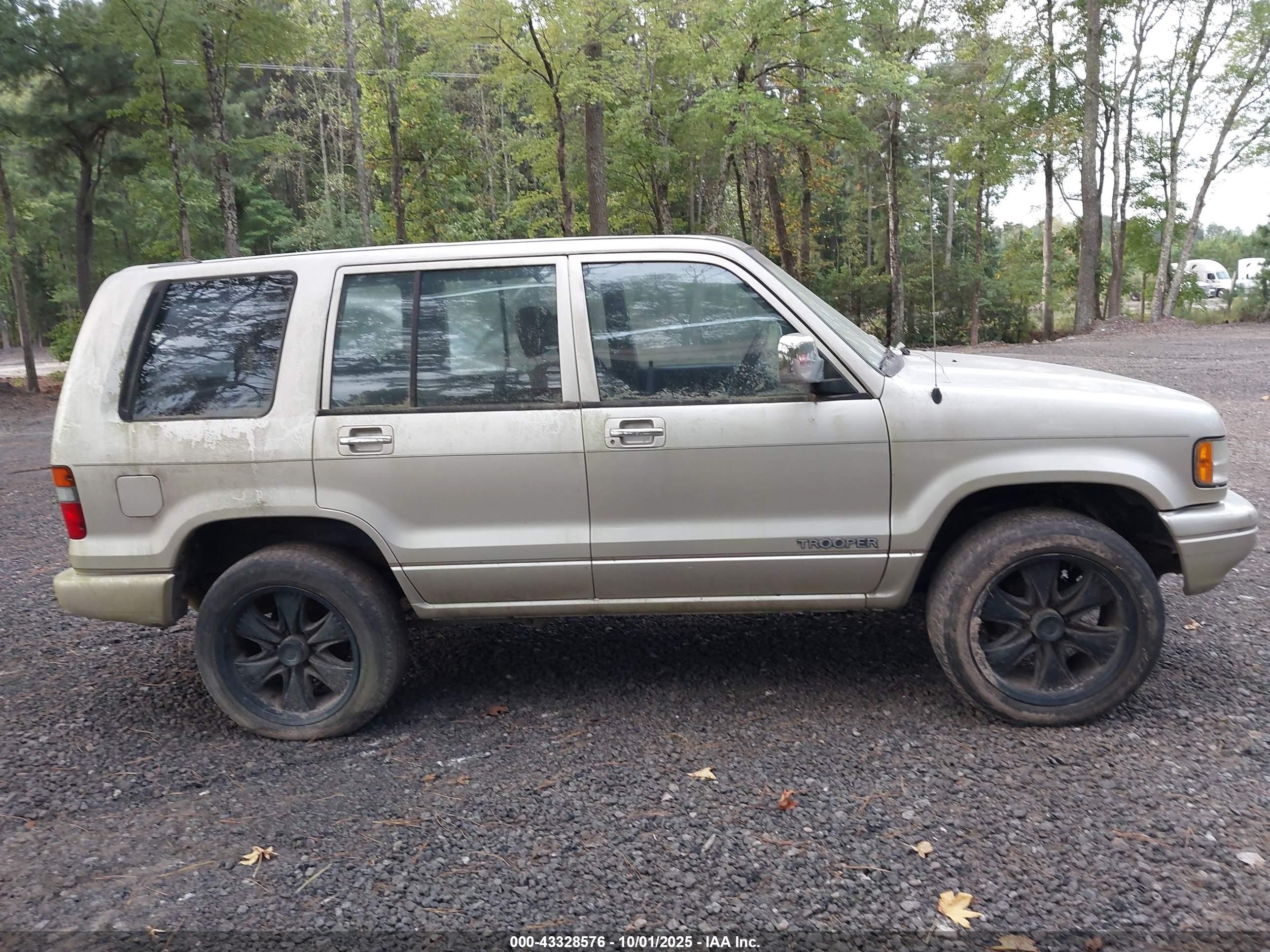 1999 Isuzu Trooper   Gold vin: 1ACDH58VXR7908045