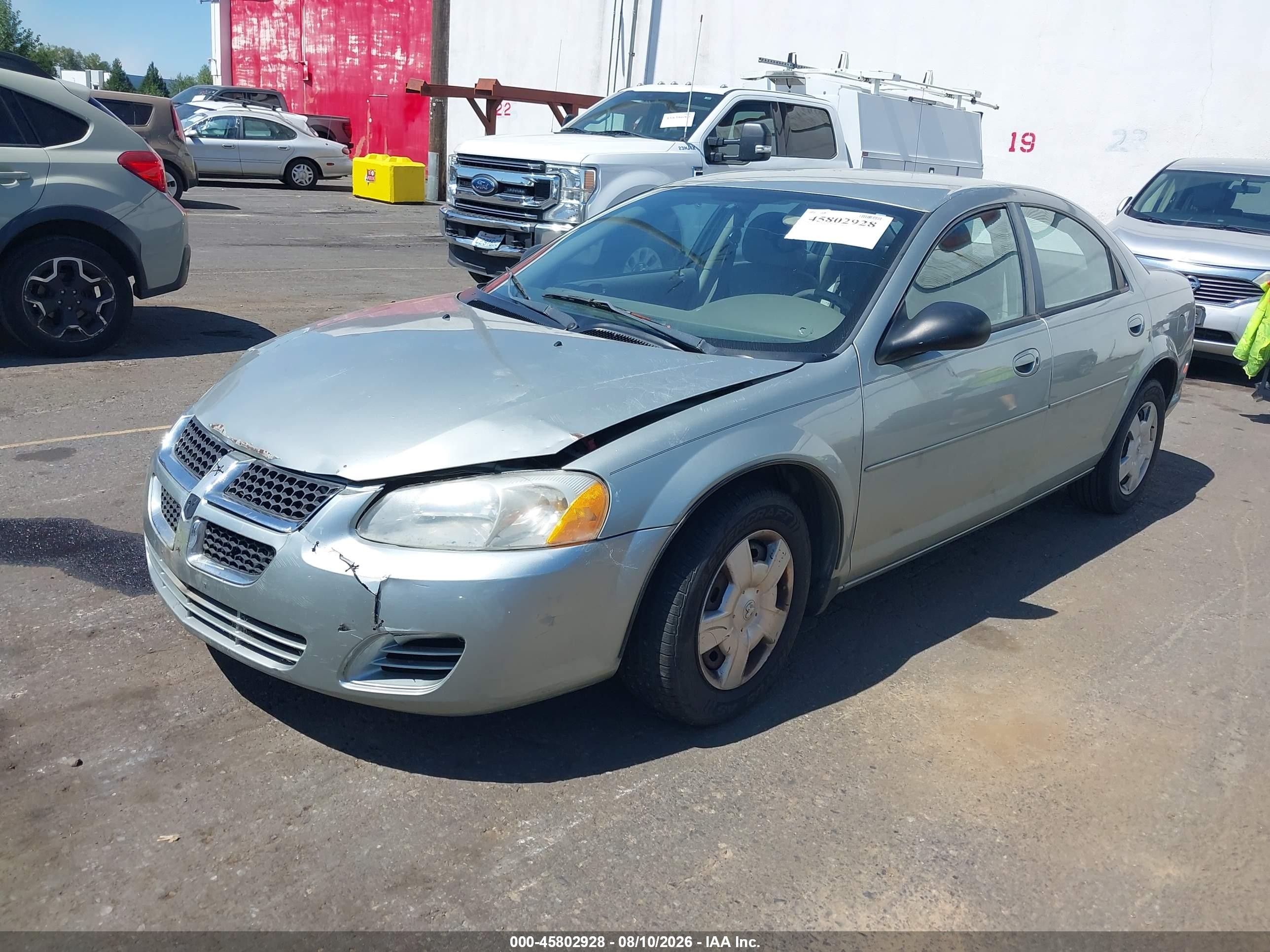 2006 Dodge Stratus Sxt Gray vin: 1B3AL46T36N221139
