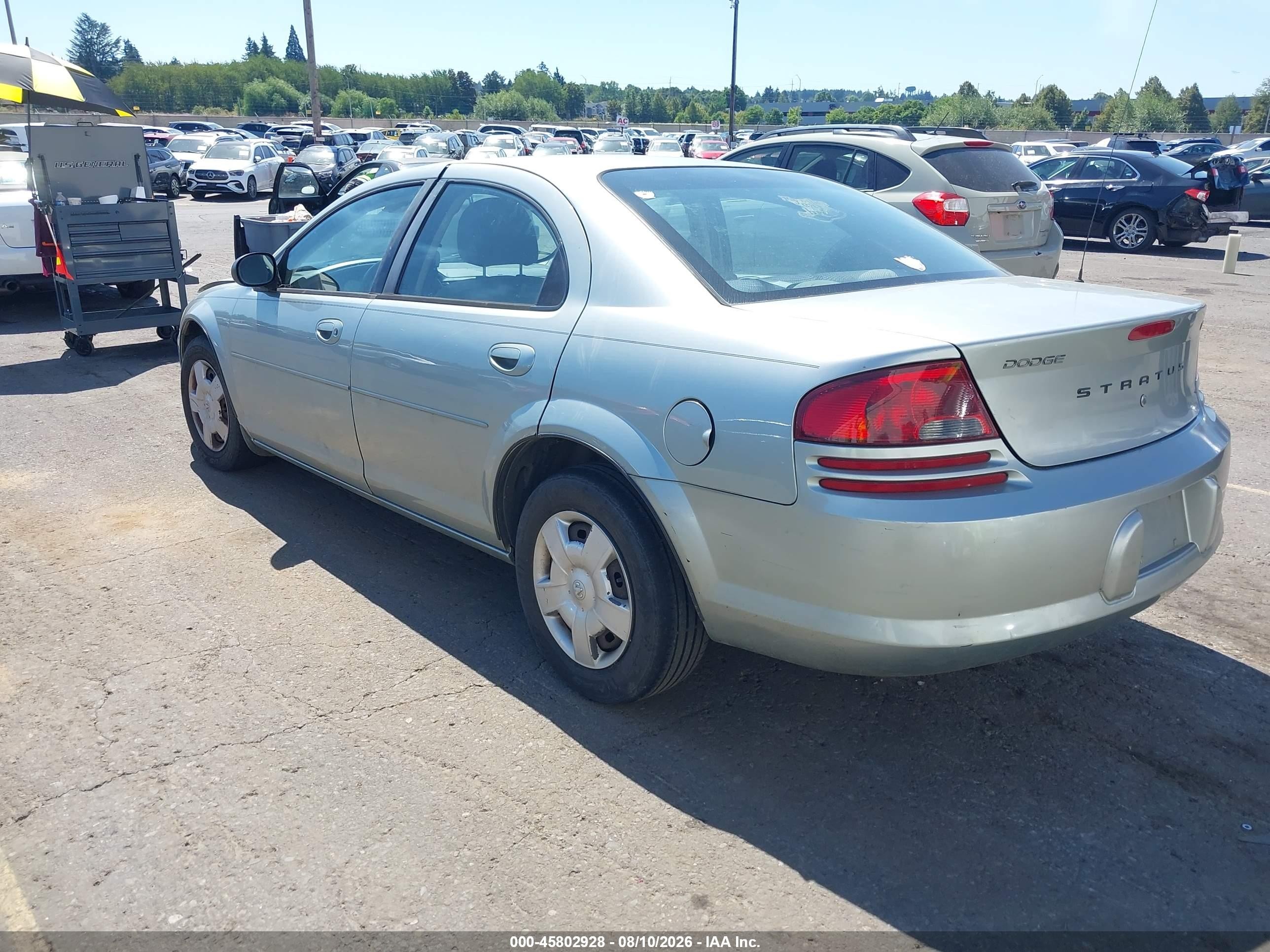 2006 Dodge Stratus Sxt Gray vin: 1B3AL46T36N221139
