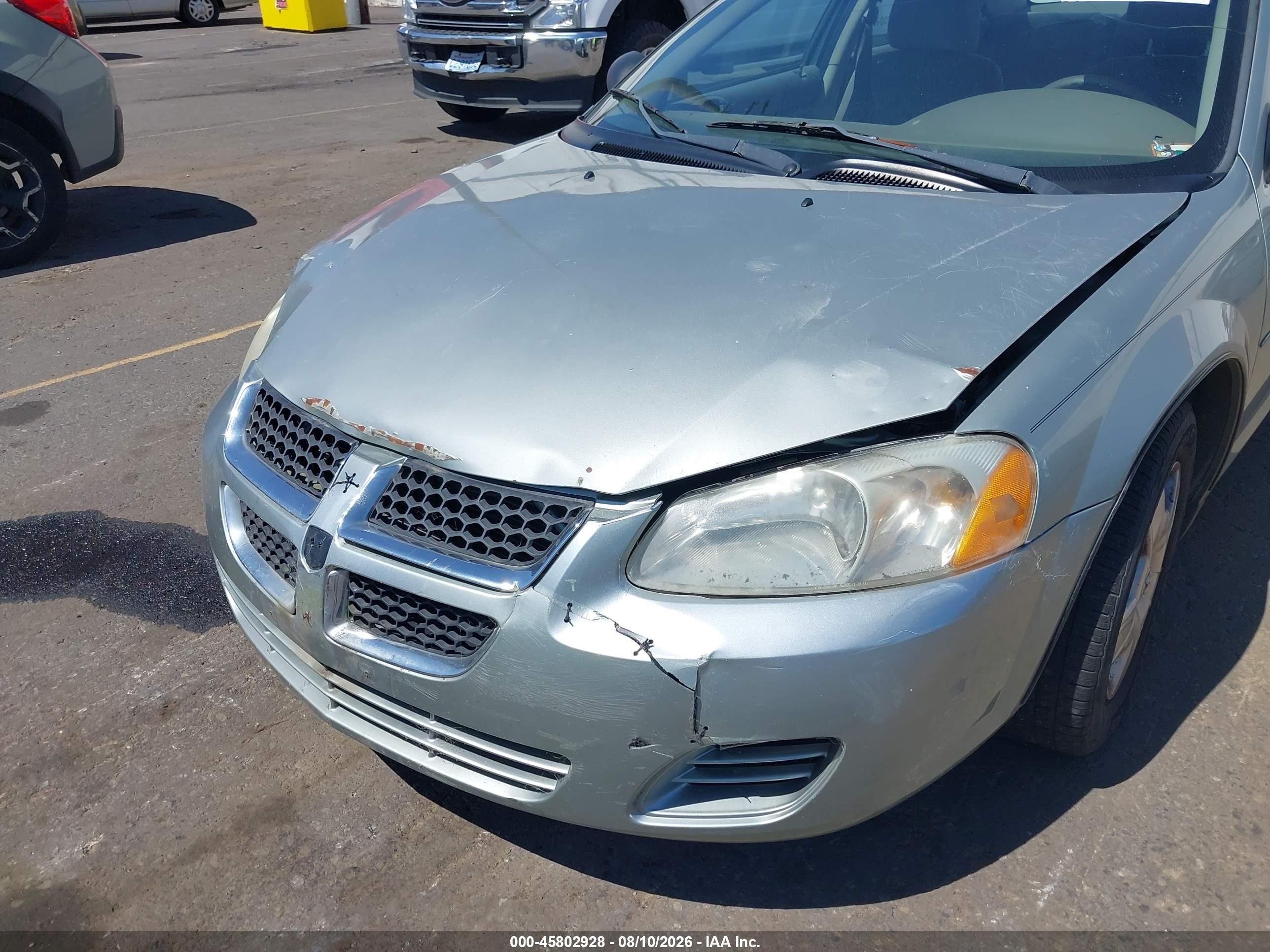 2006 Dodge Stratus Sxt Gray vin: 1B3AL46T36N221139