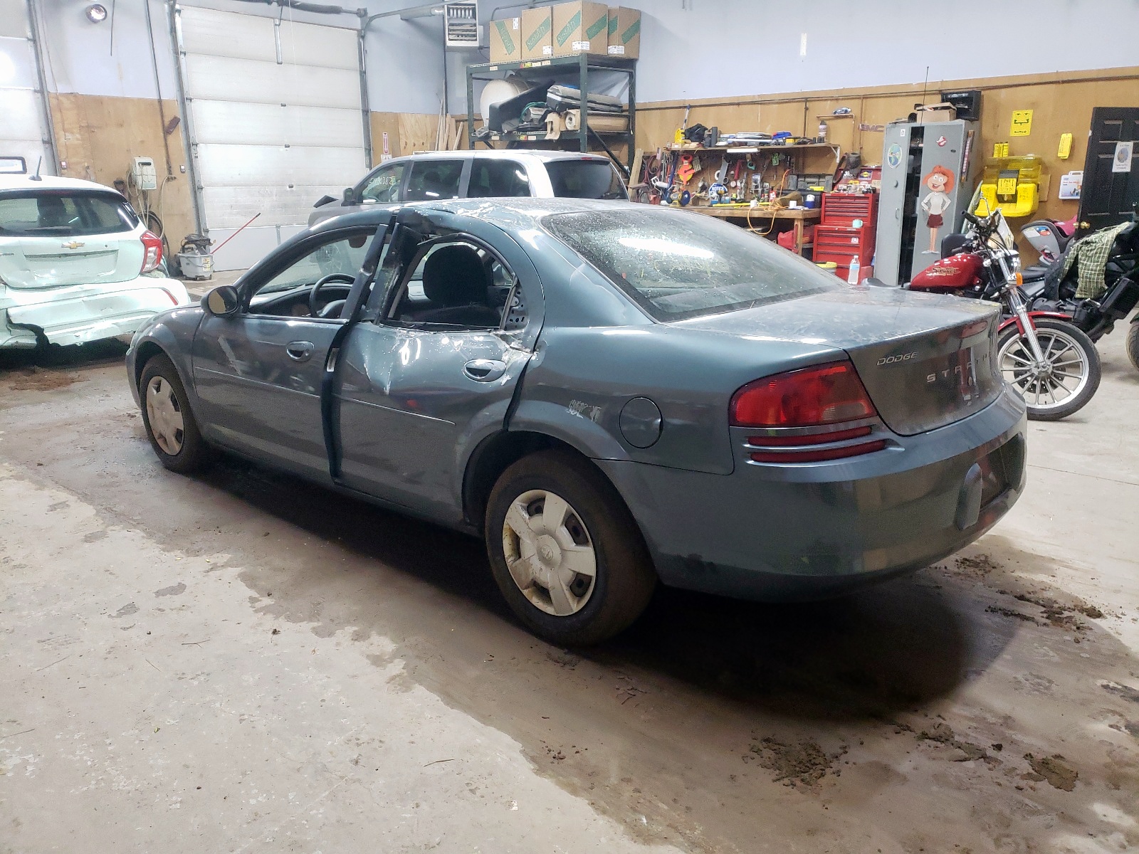 2006 Dodge Stratus Blue vin: 1B3AL46T46N211526