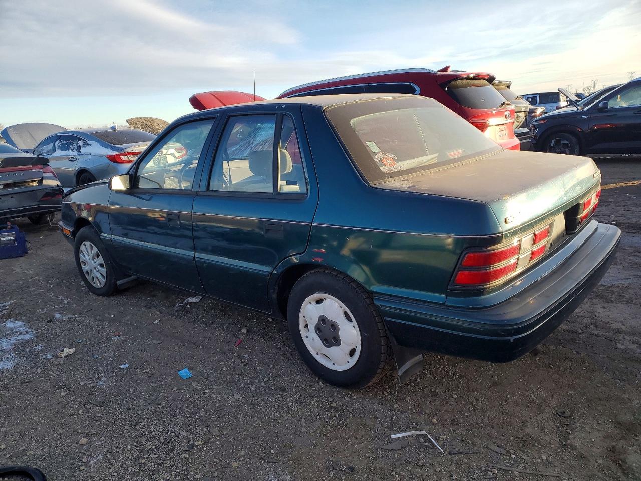 1994 Dodge Shadow Green vin: 1B3AP28D7RN110581