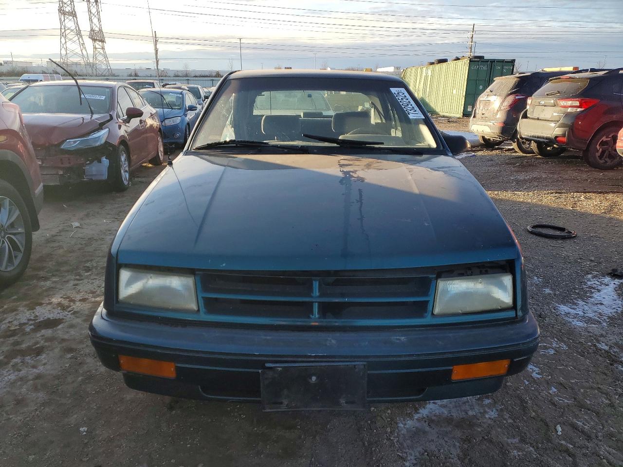 1994 Dodge Shadow Green vin: 1B3AP28D7RN110581