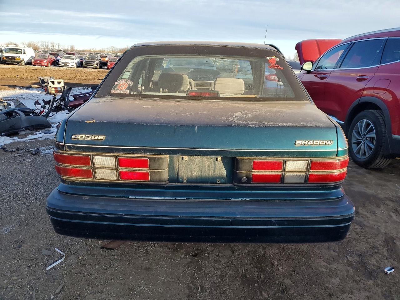 1994 Dodge Shadow Green vin: 1B3AP28D7RN110581