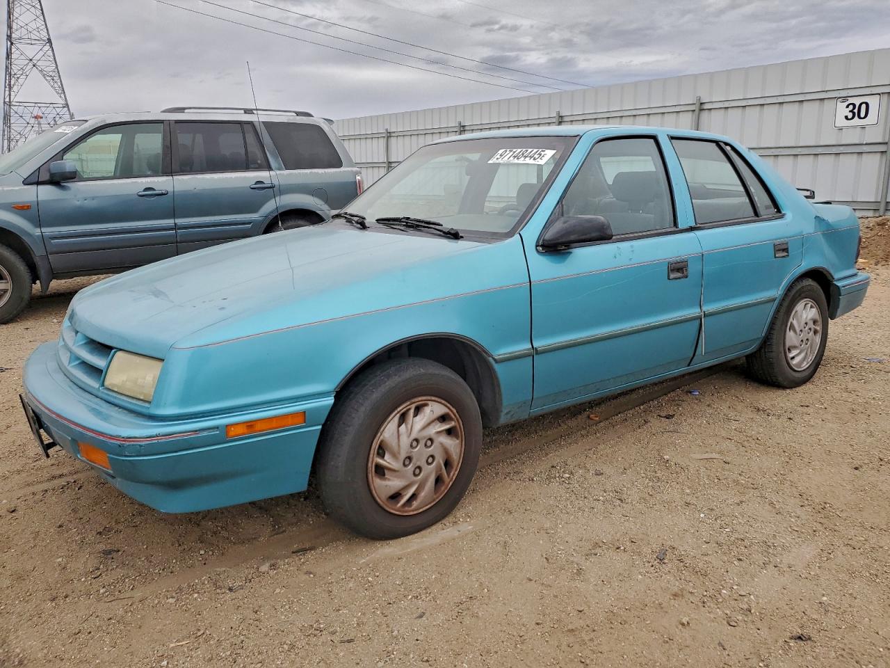 1994 Dodge Shadow Teal vin: 1B3AP28K0RN127981