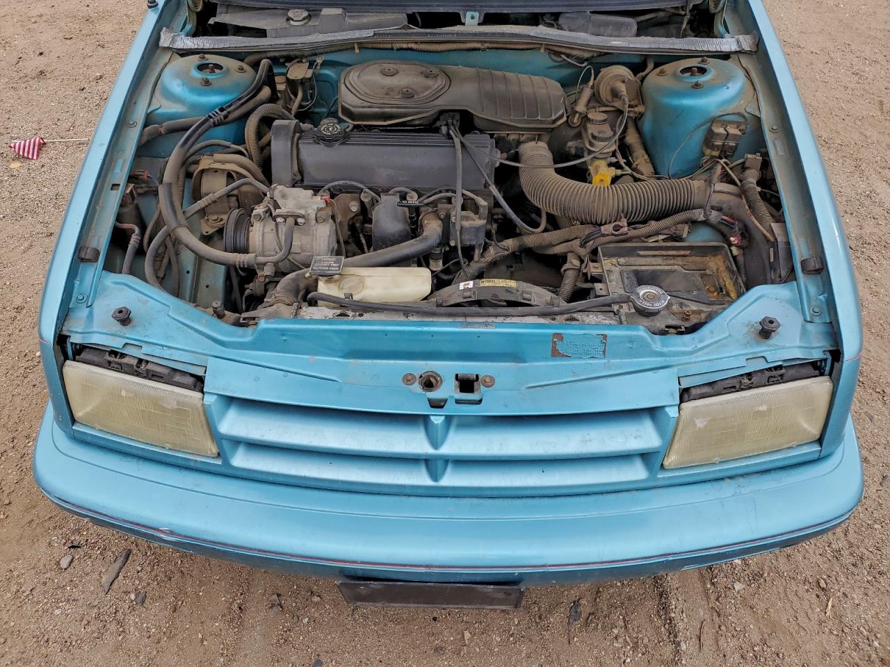 1994 Dodge Shadow Teal vin: 1B3AP28K0RN127981