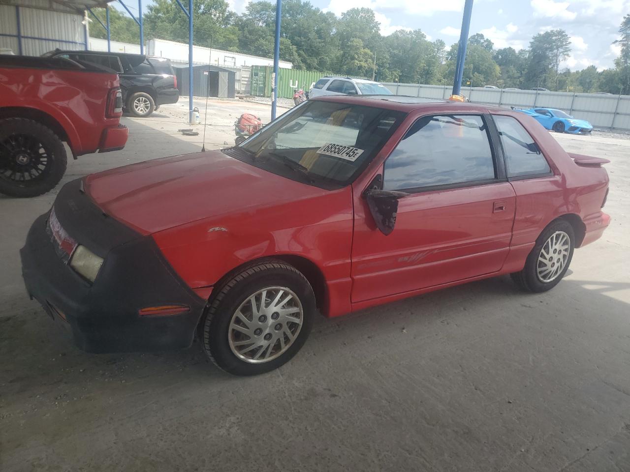 1994 Dodge Shadow Es Red vin: 1B3AP64K6RN243330