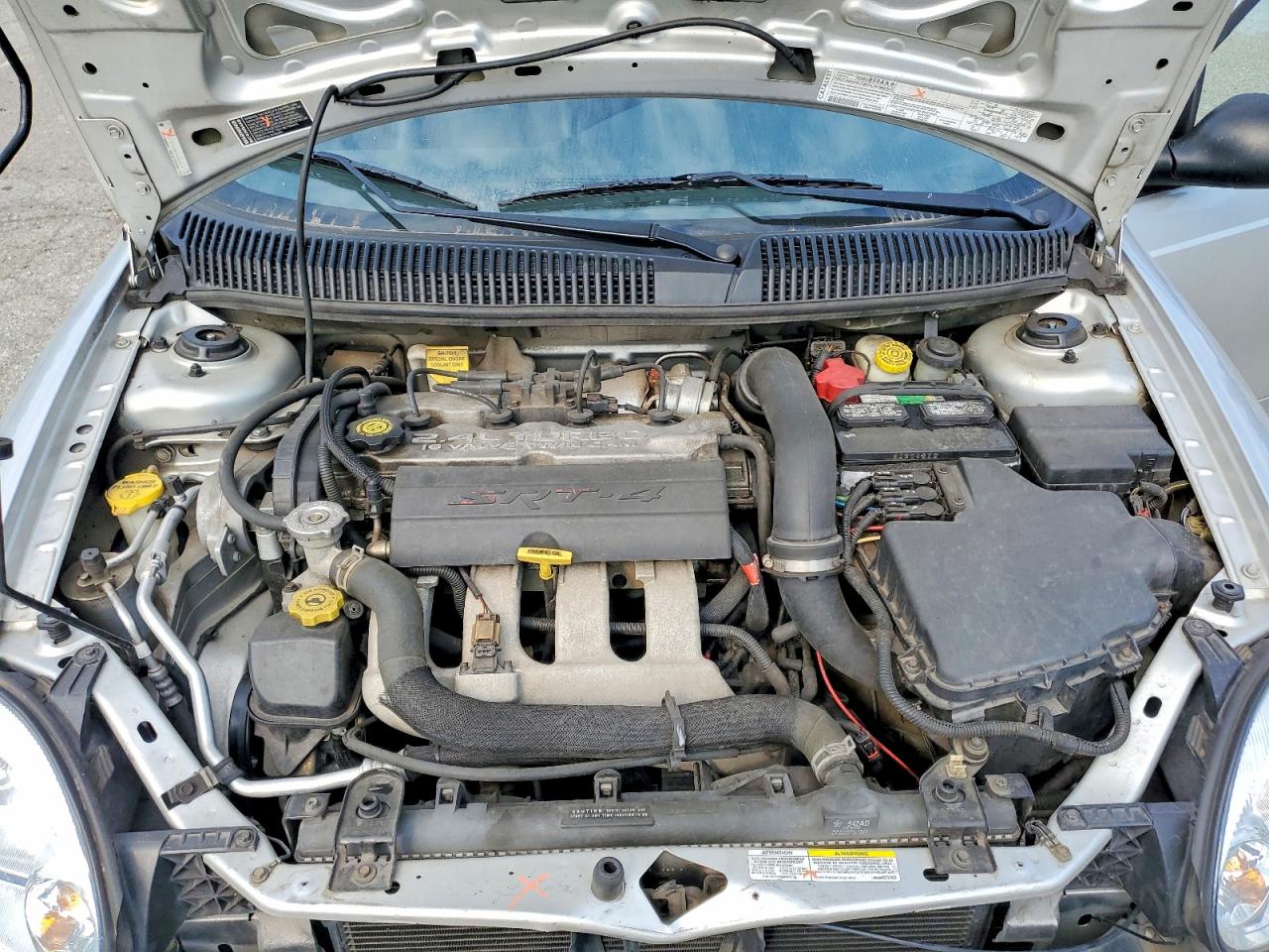 2004 Dodge Neon Srt-4 Silver vin: 1B3AS66S04D505854