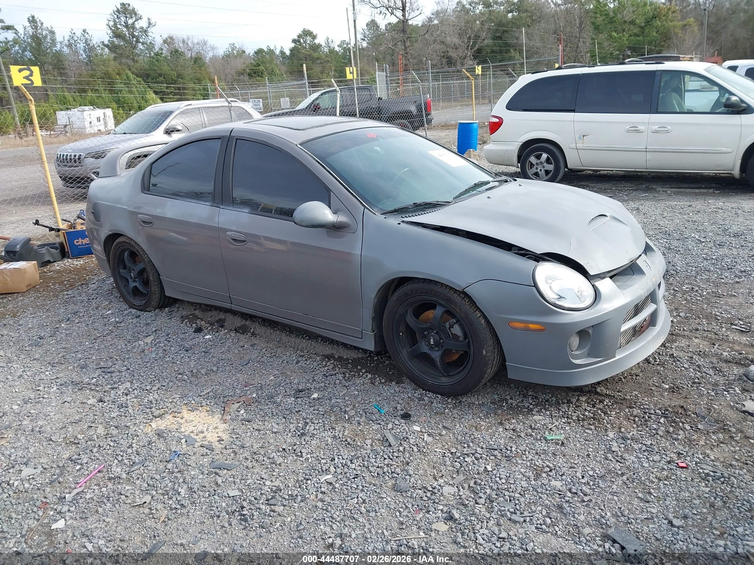 2005 Dodge Srt4   Gray vin: 1B3AS66S35D124971
