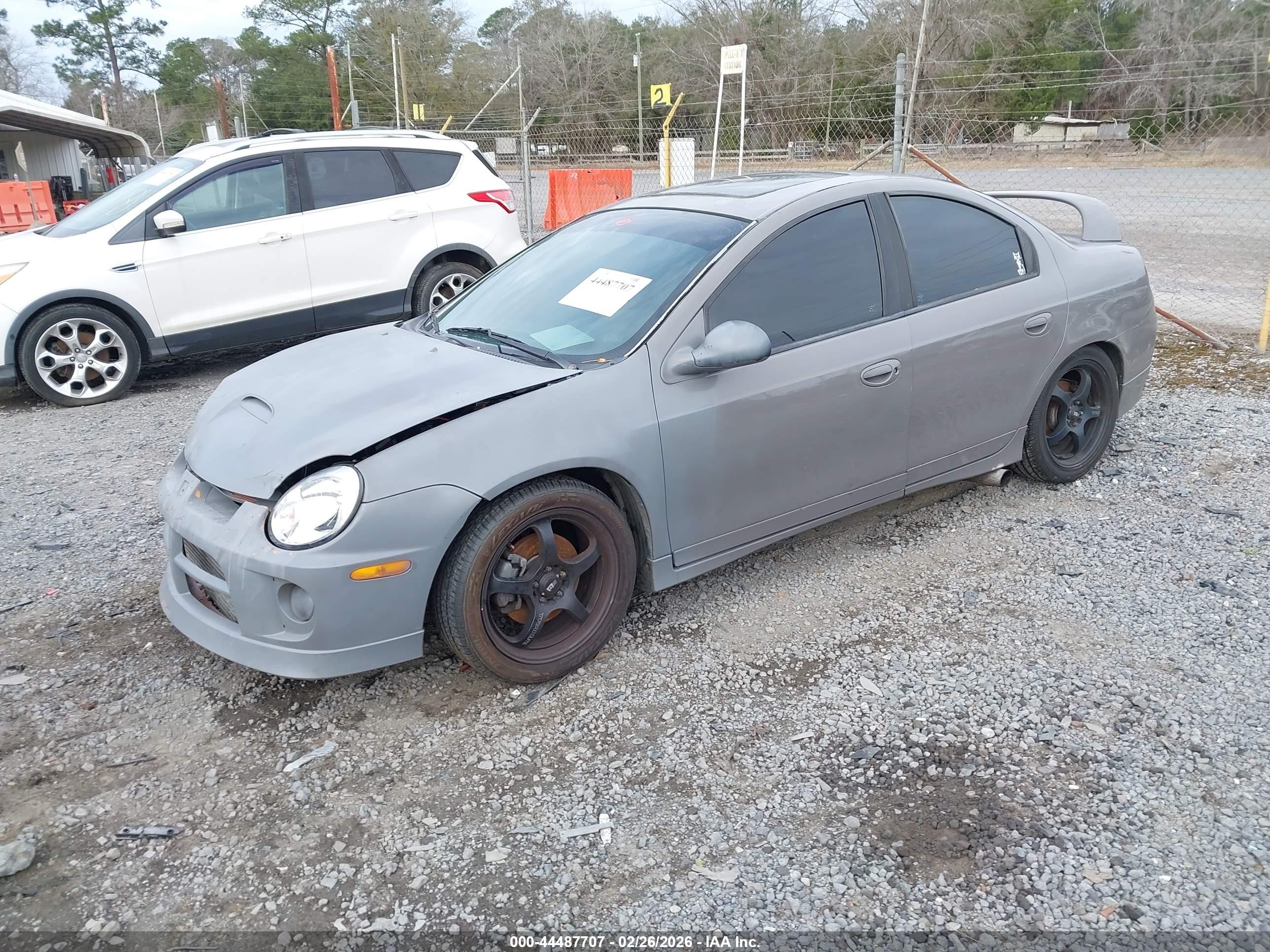 2005 Dodge Srt4   Gray vin: 1B3AS66S35D124971