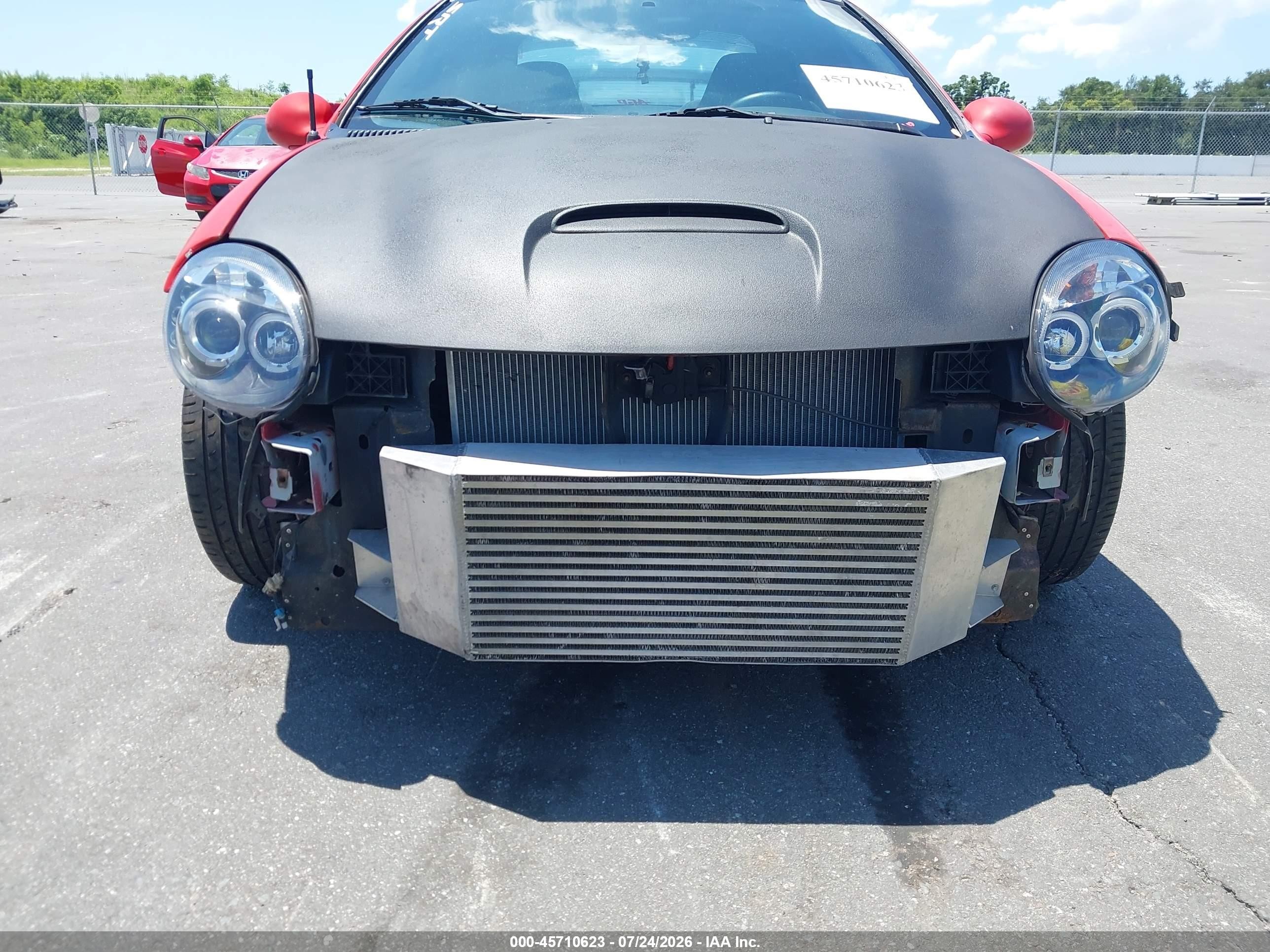 2005 Dodge Srt4   Red vin: 1B3AS66S45D286852