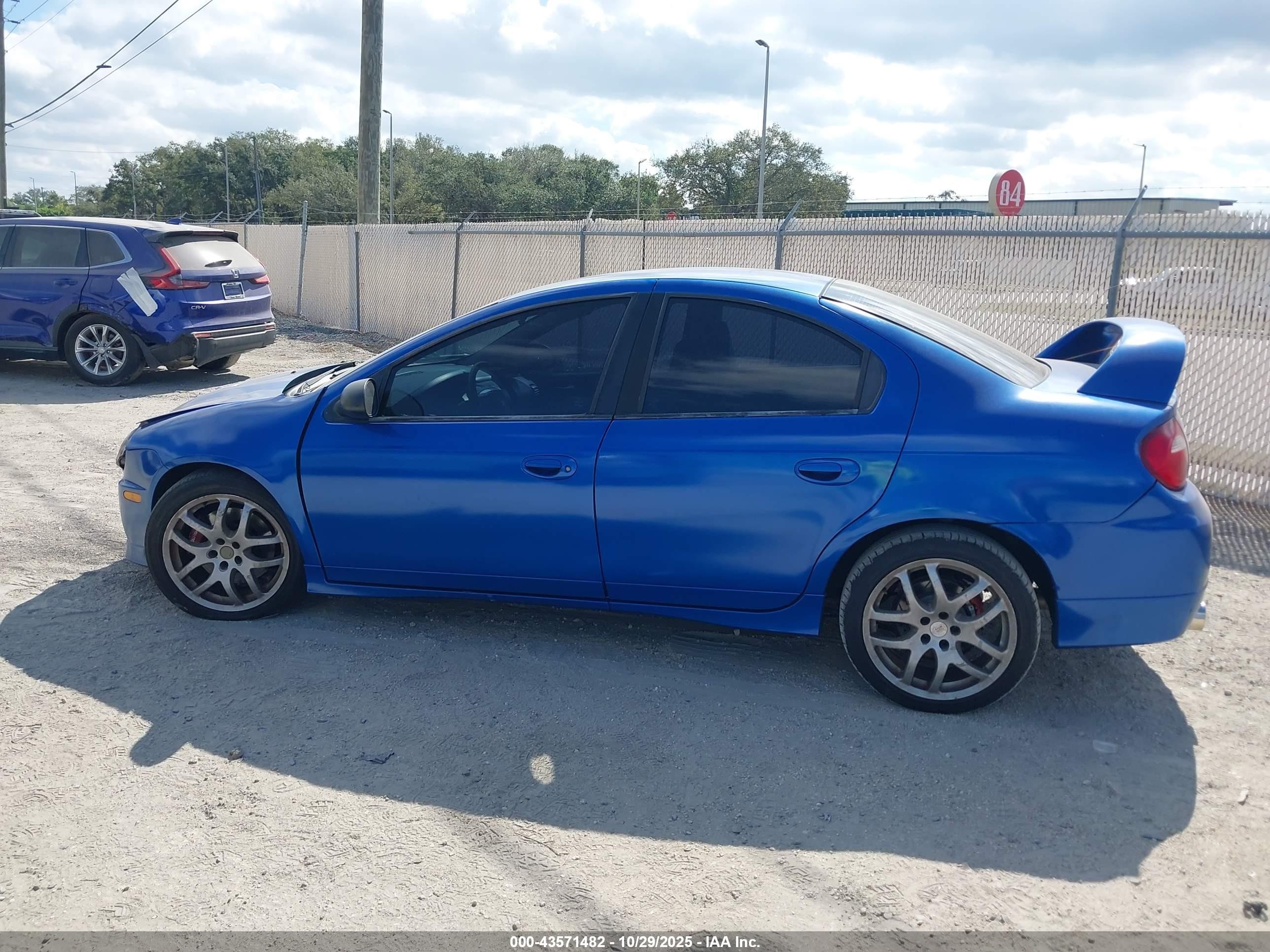 2004 Dodge Srt4   Blue vin: 1B3AS66S54D569873