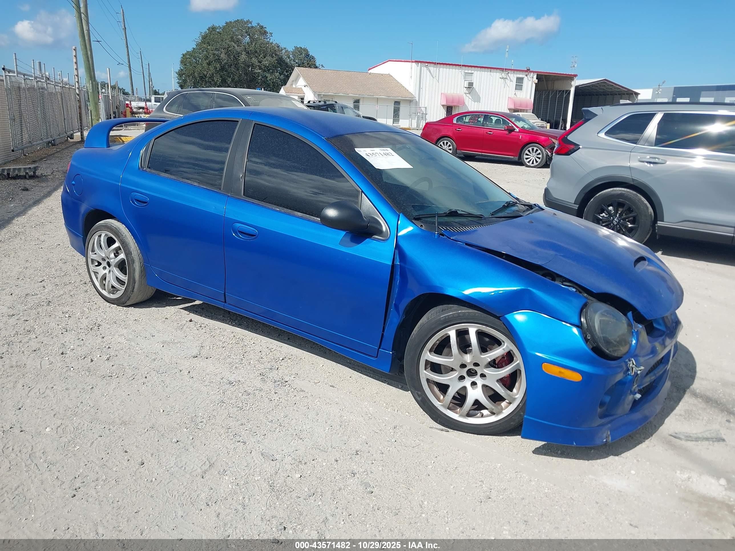 2004 Dodge Srt4   Синий vin: 1B3AS66S54D569873