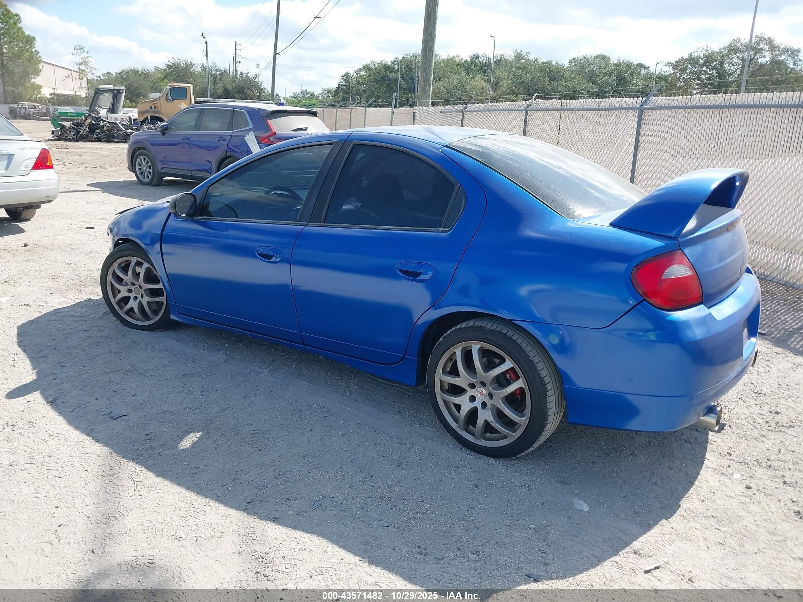 2004 Dodge Srt4   Blue vin: 1B3AS66S54D569873