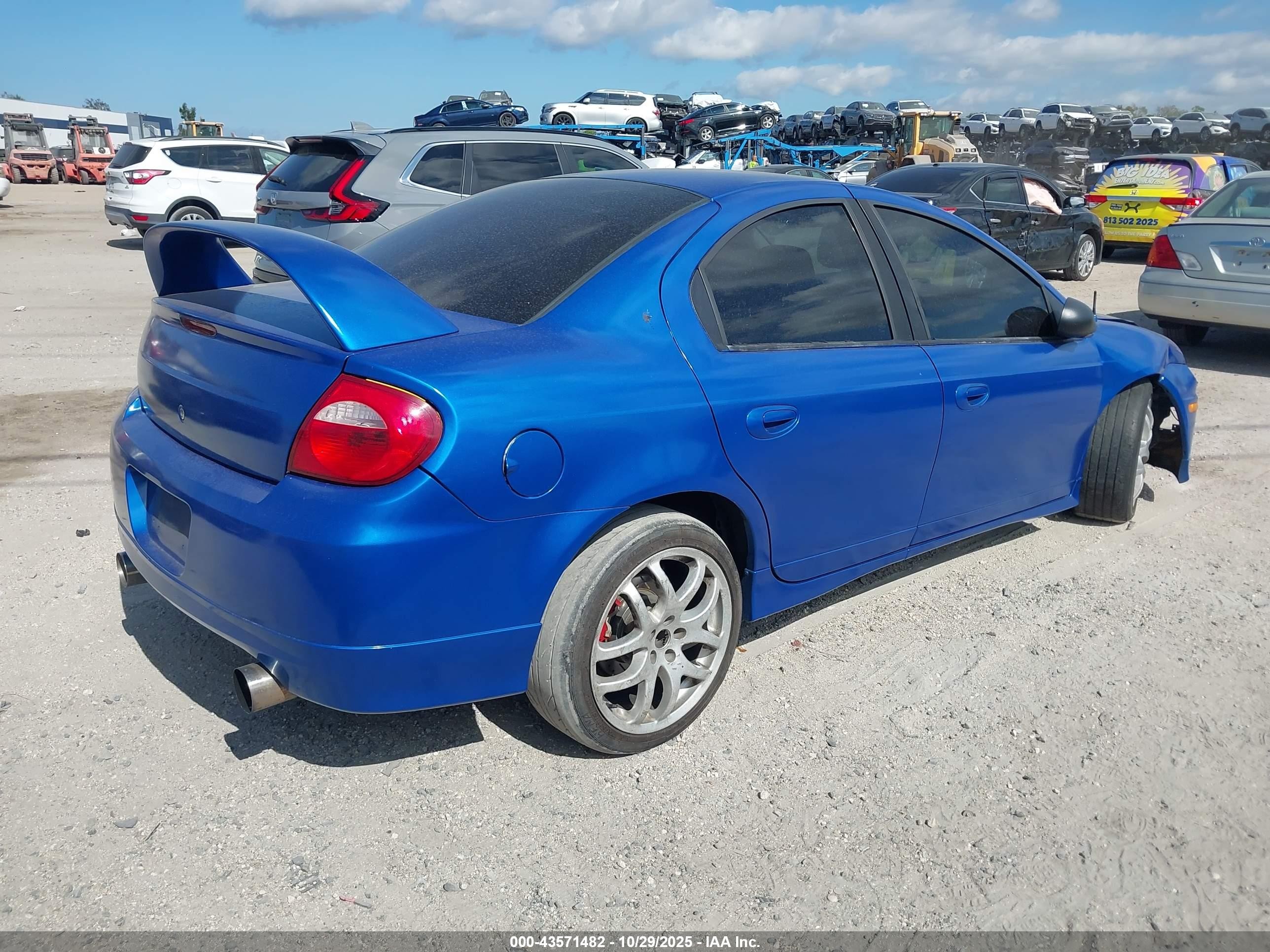 2004 Dodge Srt4   Blue vin: 1B3AS66S54D569873