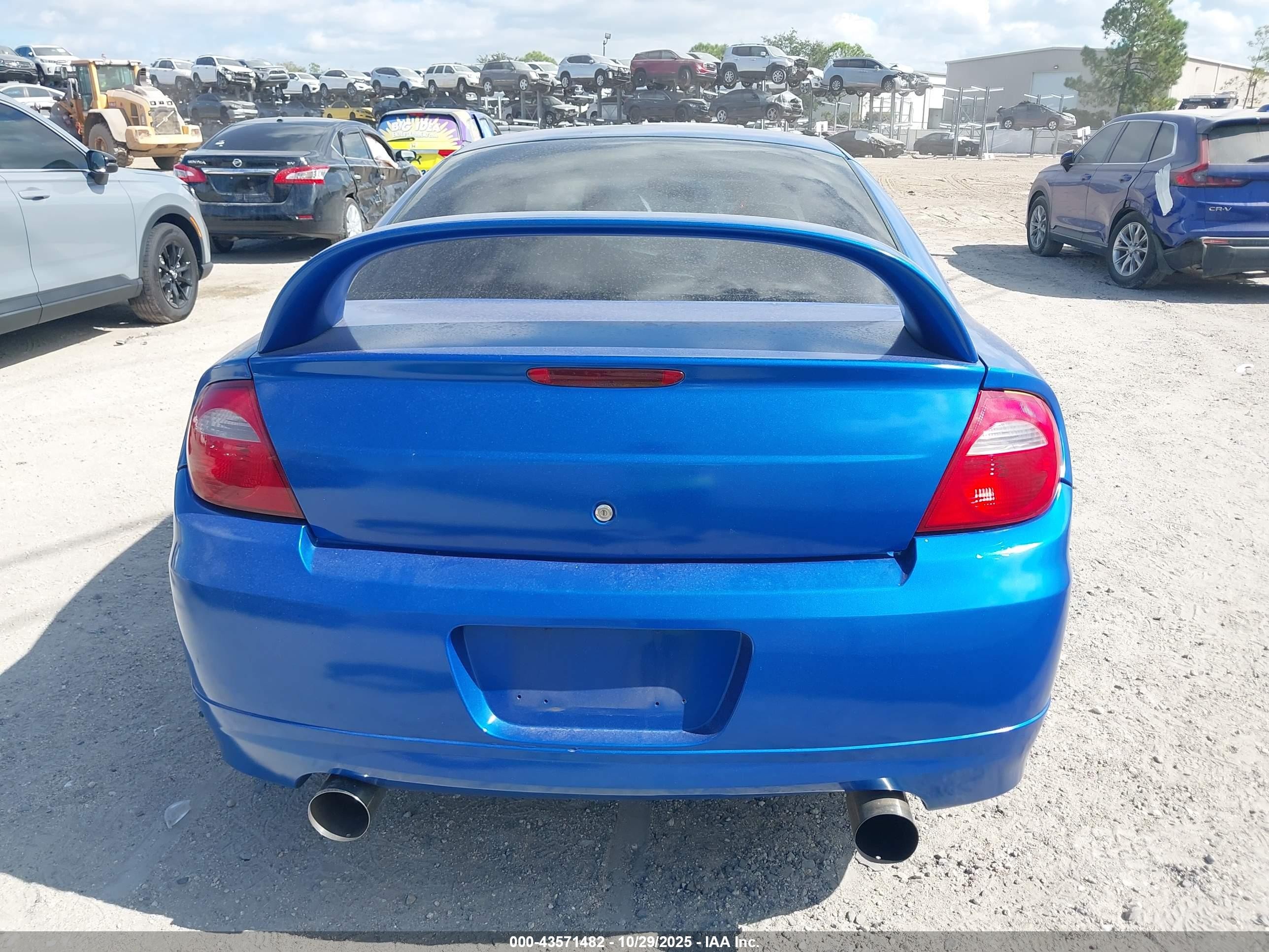 2004 Dodge Srt4   Blue vin: 1B3AS66S54D569873
