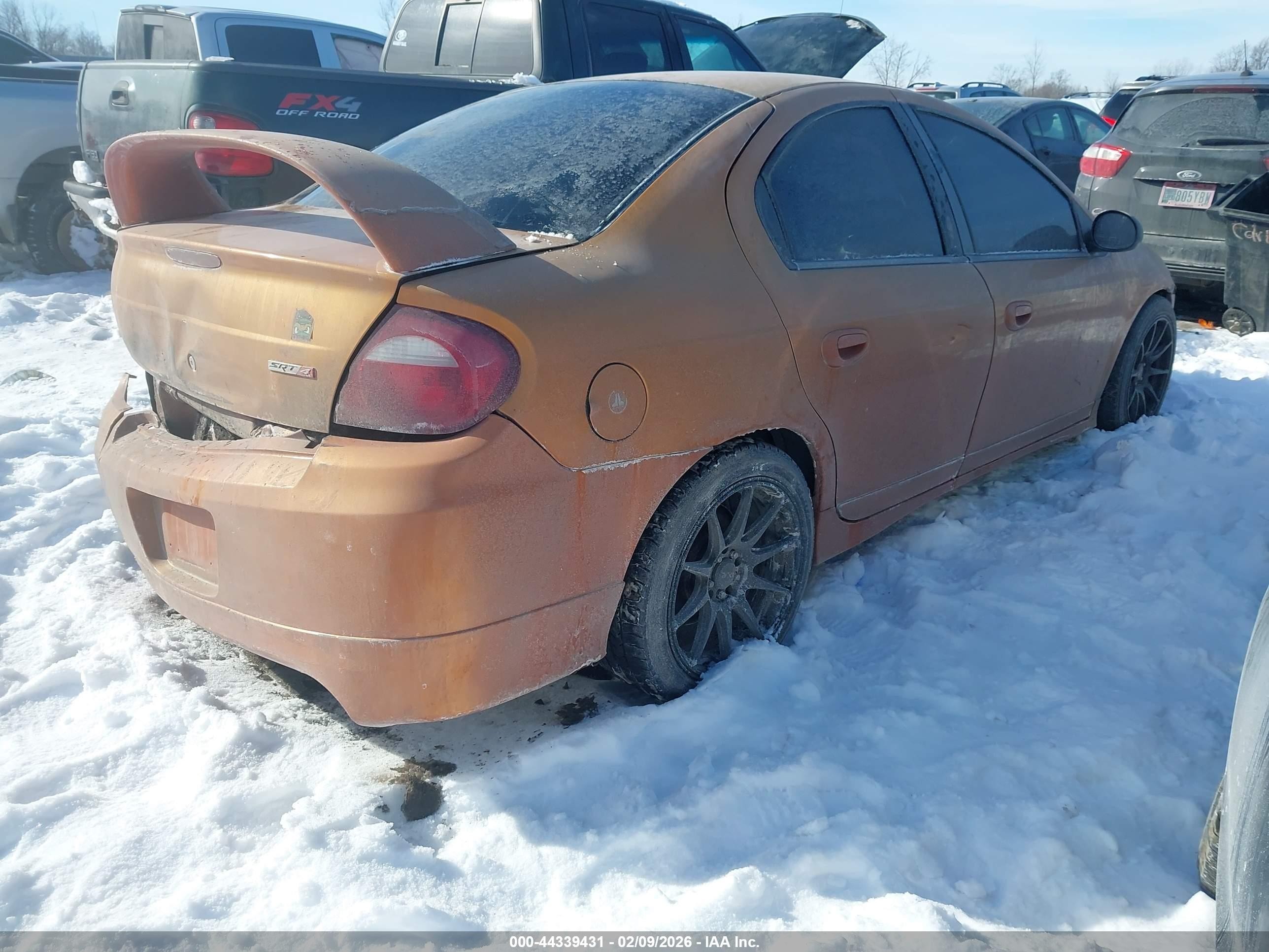 2005 Dodge Srt4   Orange vin: 1B3AS66SX5D192989