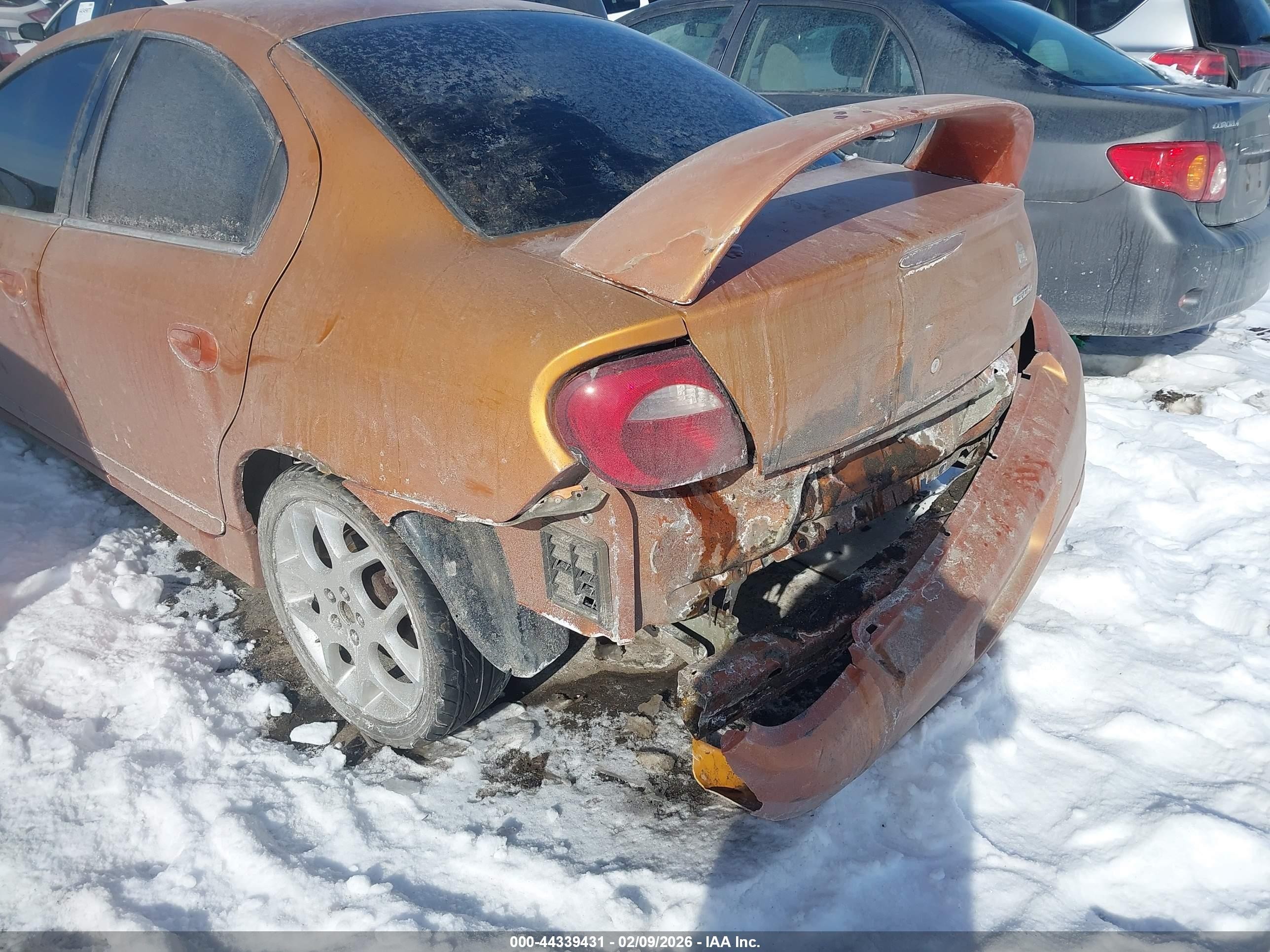 2005 Dodge Srt4   Orange vin: 1B3AS66SX5D192989