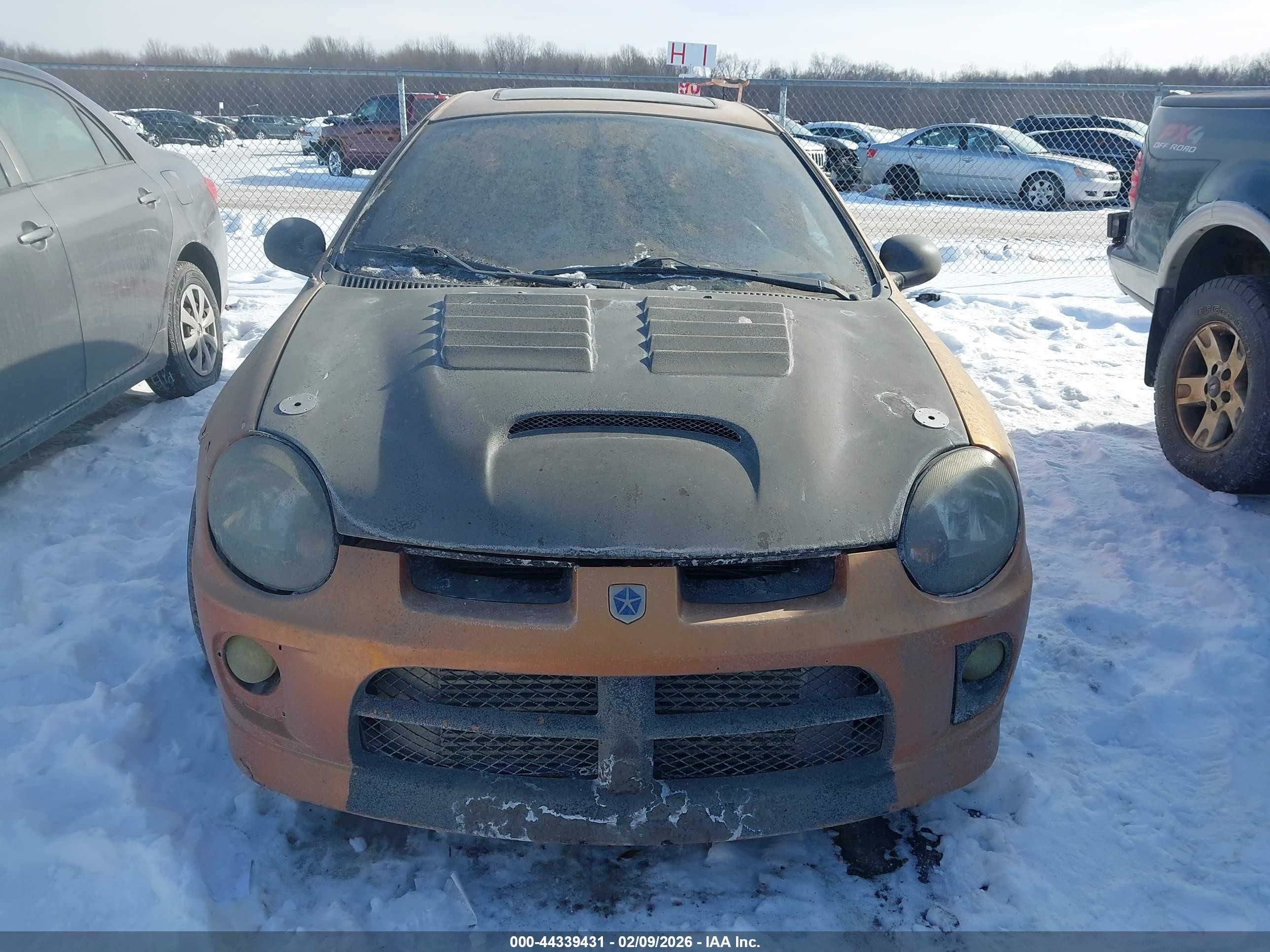 2005 Dodge Srt4   Orange vin: 1B3AS66SX5D192989
