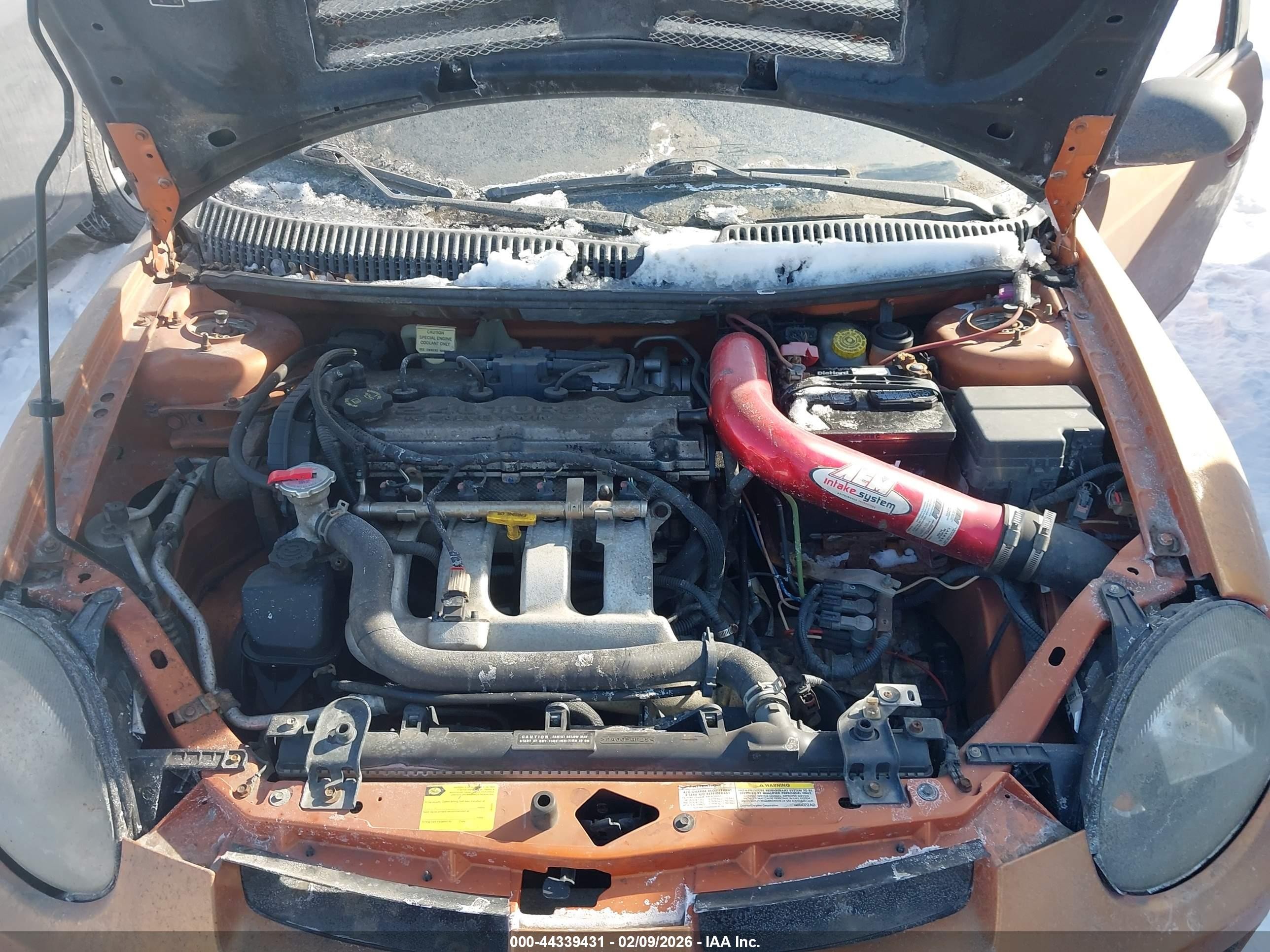 2005 Dodge Srt4   Orange vin: 1B3AS66SX5D192989