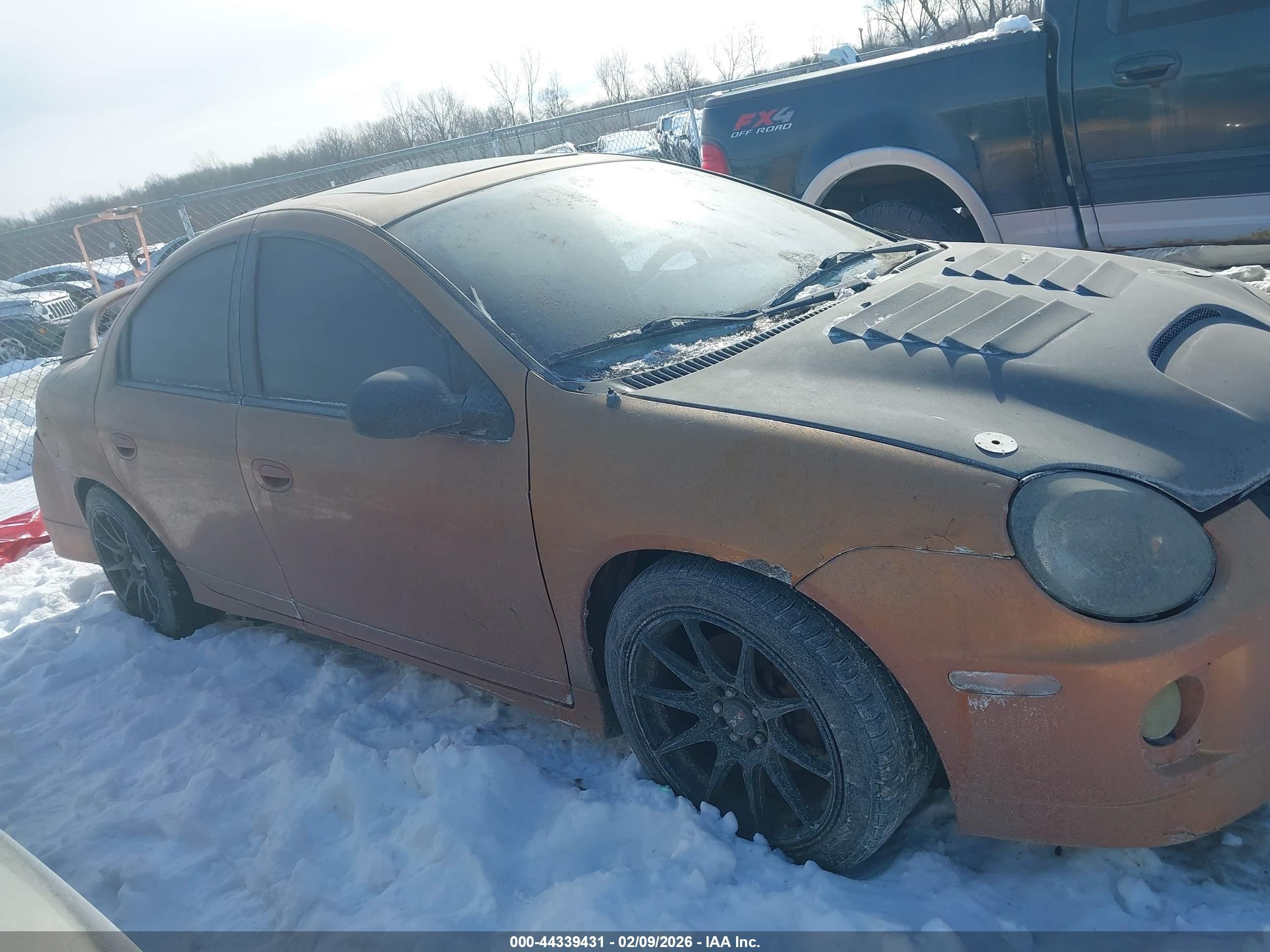 2005 Dodge Srt4   Orange vin: 1B3AS66SX5D192989