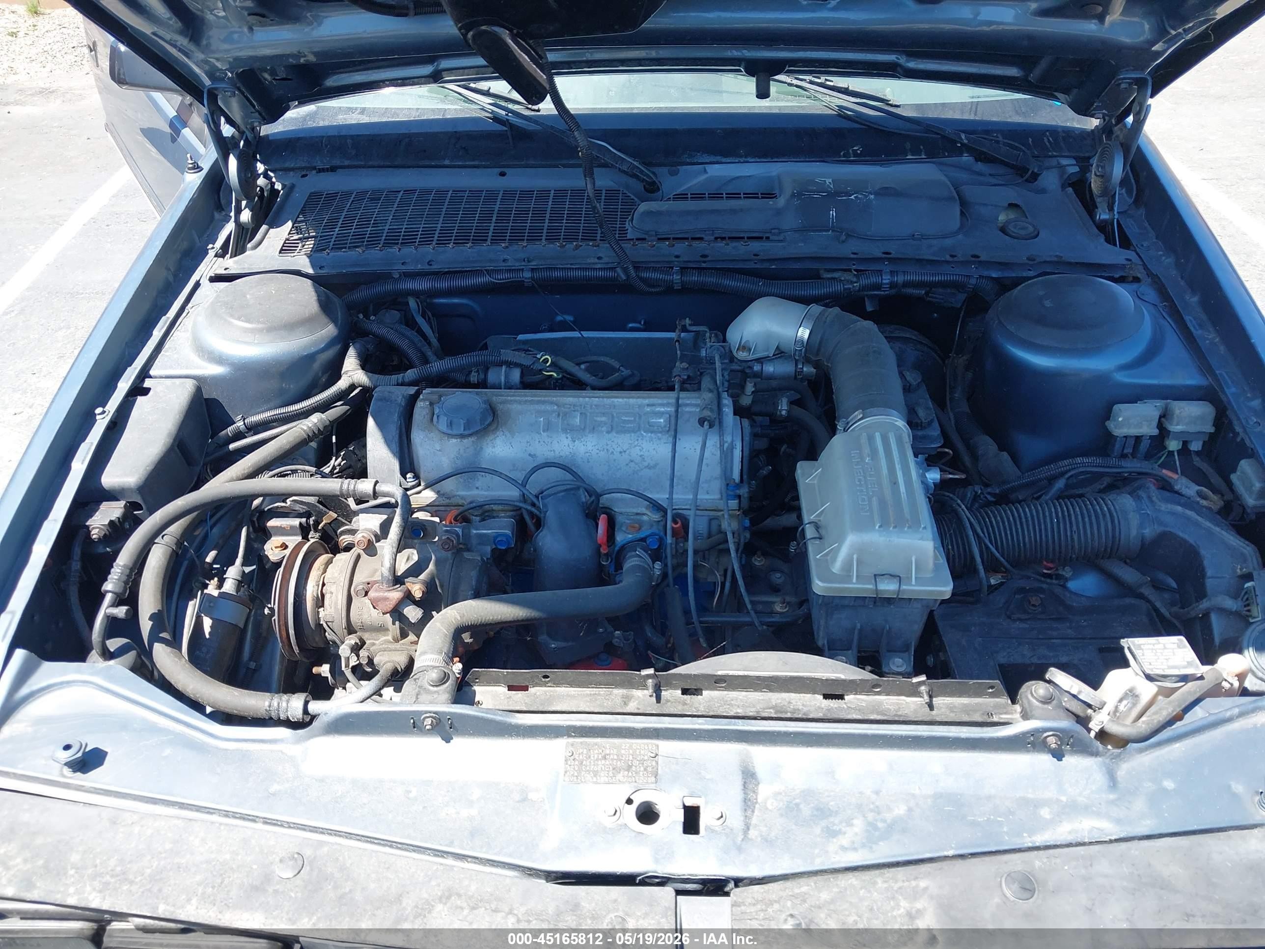 1985 Dodge Daytona Turbo Blue vin: 1B3BA64E7FG152258