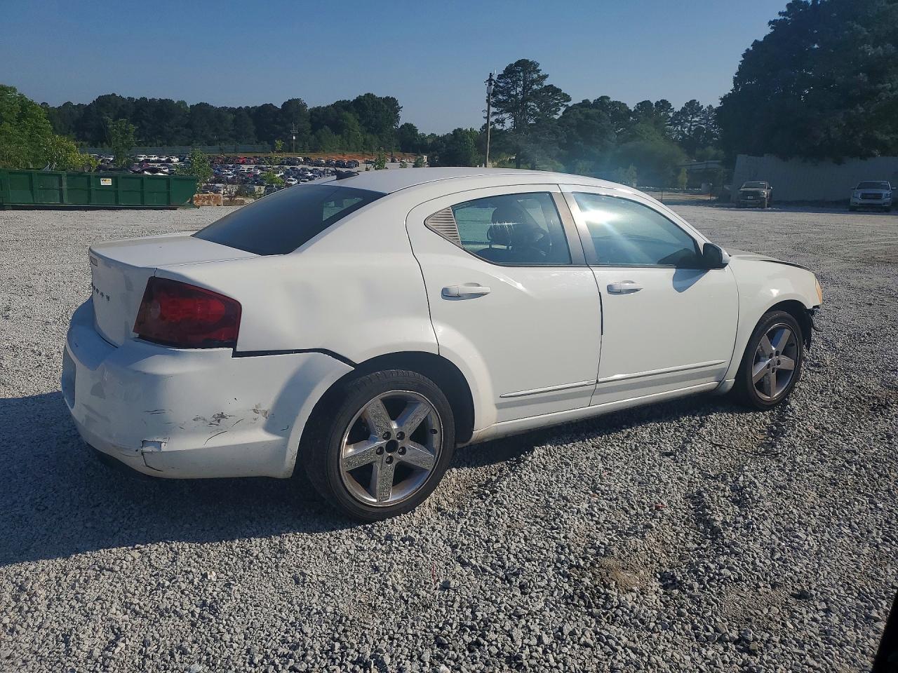 2011 Dodge Avenger Mainstreet White vin: 1B3BD1FB1BN556854