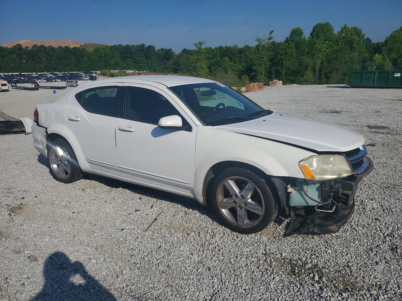2011 Dodge Avenger Mainstreet White vin: 1B3BD1FB1BN556854