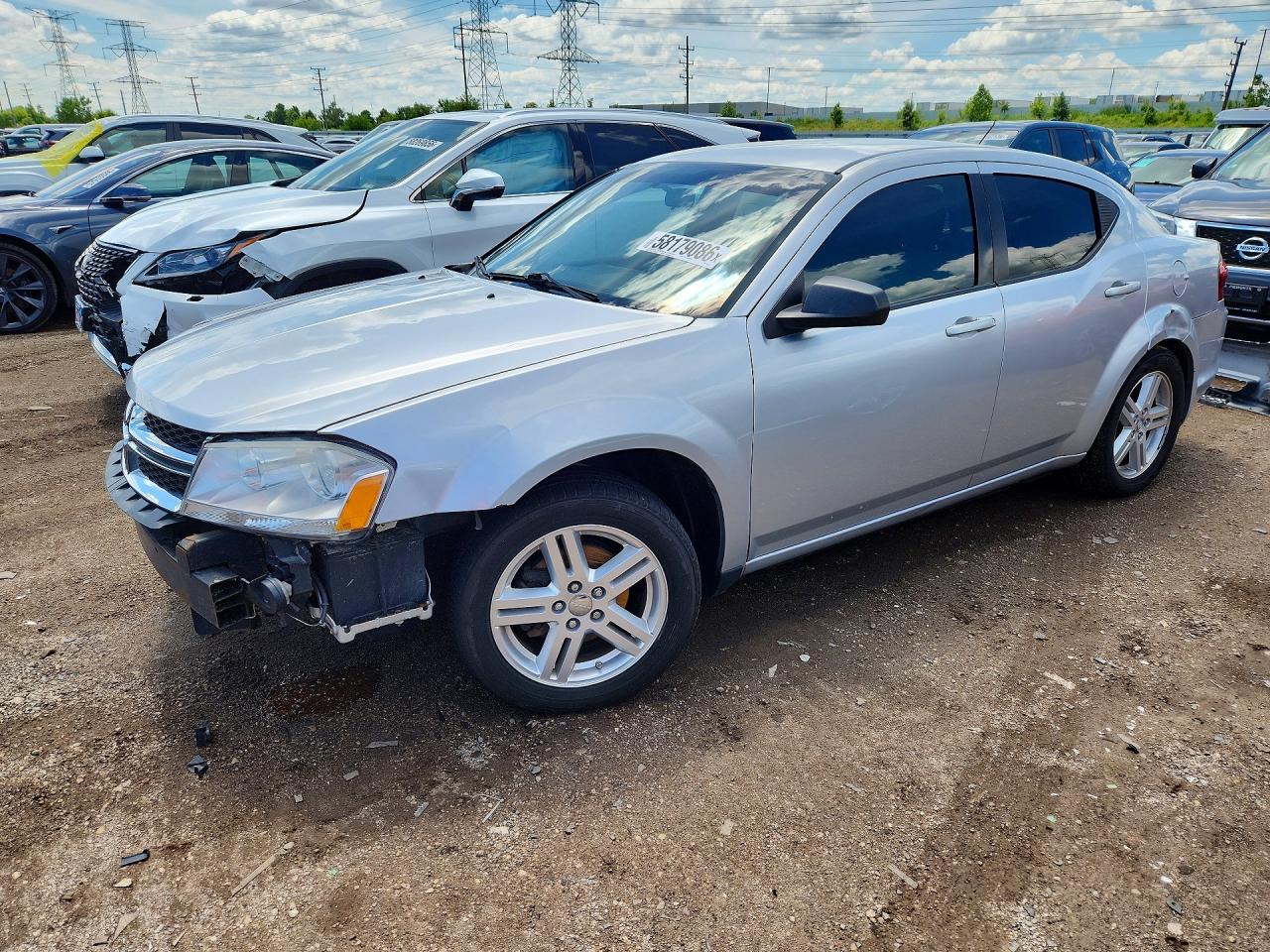2011 Dodge Avenger Mainstreet Silver vin: 1B3BD1FB4BN590898