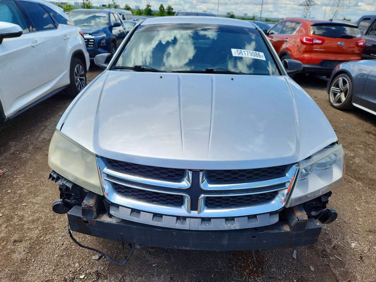 2011 Dodge Avenger Mainstreet Silver vin: 1B3BD1FB4BN590898