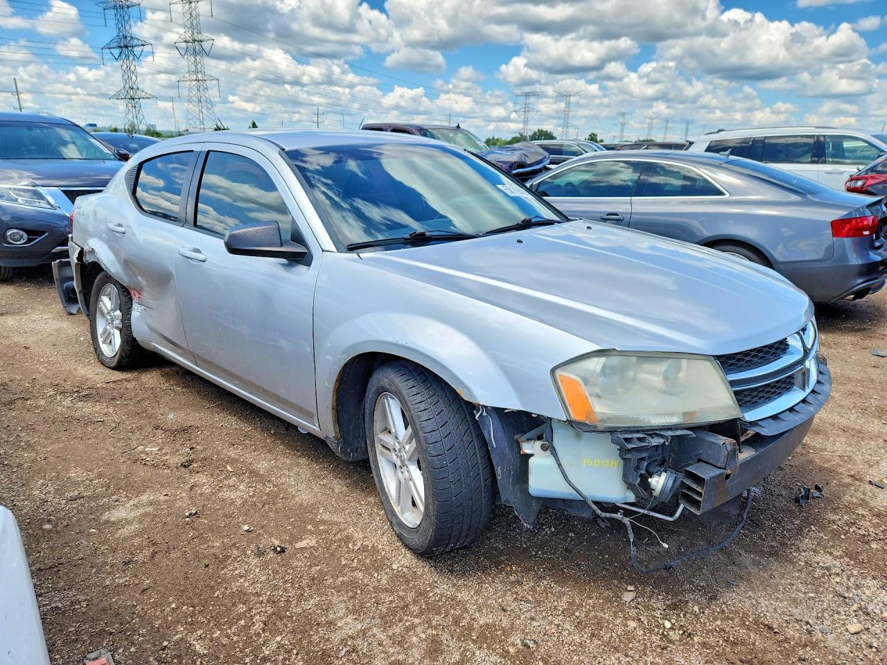 2011 Dodge Avenger Mainstreet Silver vin: 1B3BD1FB4BN590898