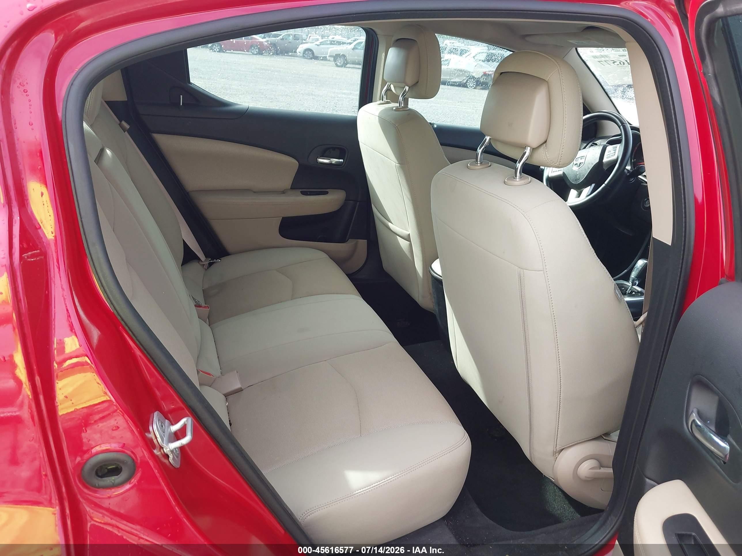 2011 Dodge Avenger Mainstreet Red vin: 1B3BD1FB6BN536888