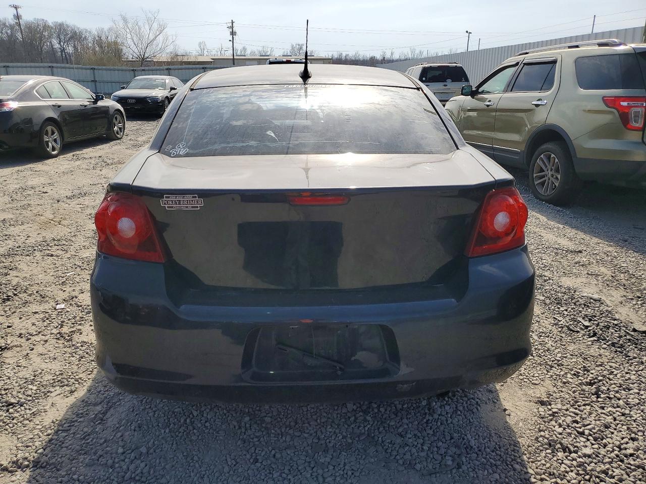 2011 Dodge Avenger Mainstreet Black vin: 1B3BD1FB7BN506699