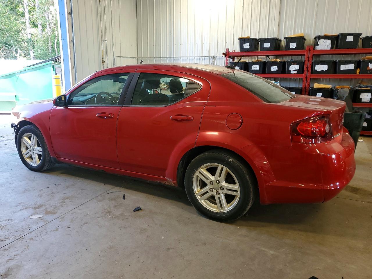 2011 Dodge Avenger Mainstreet Red vin: 1B3BD1FBXBN512223