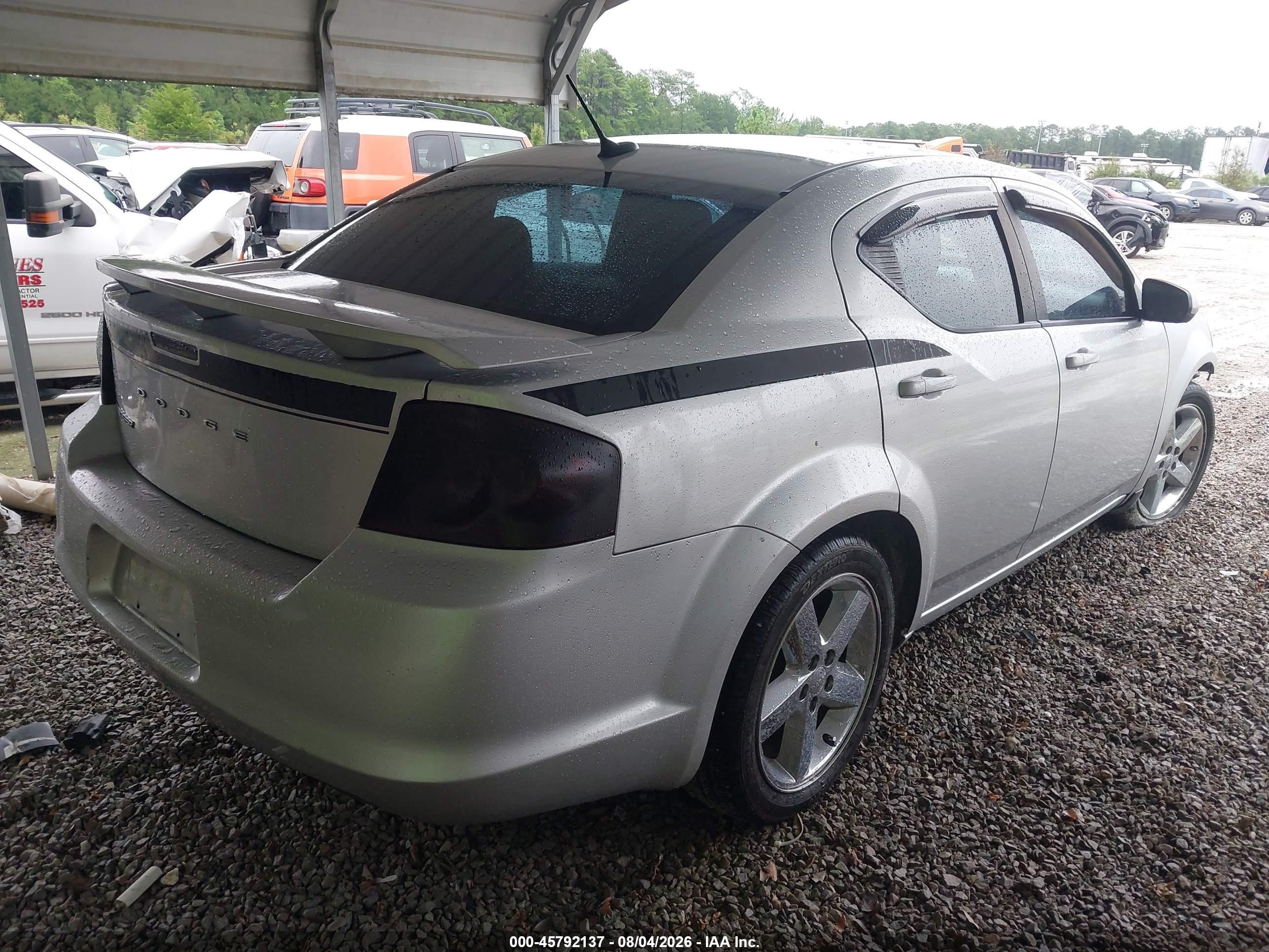 2011 Dodge Avenger Mainstreet Gray vin: 1B3BD1FBXBN556352
