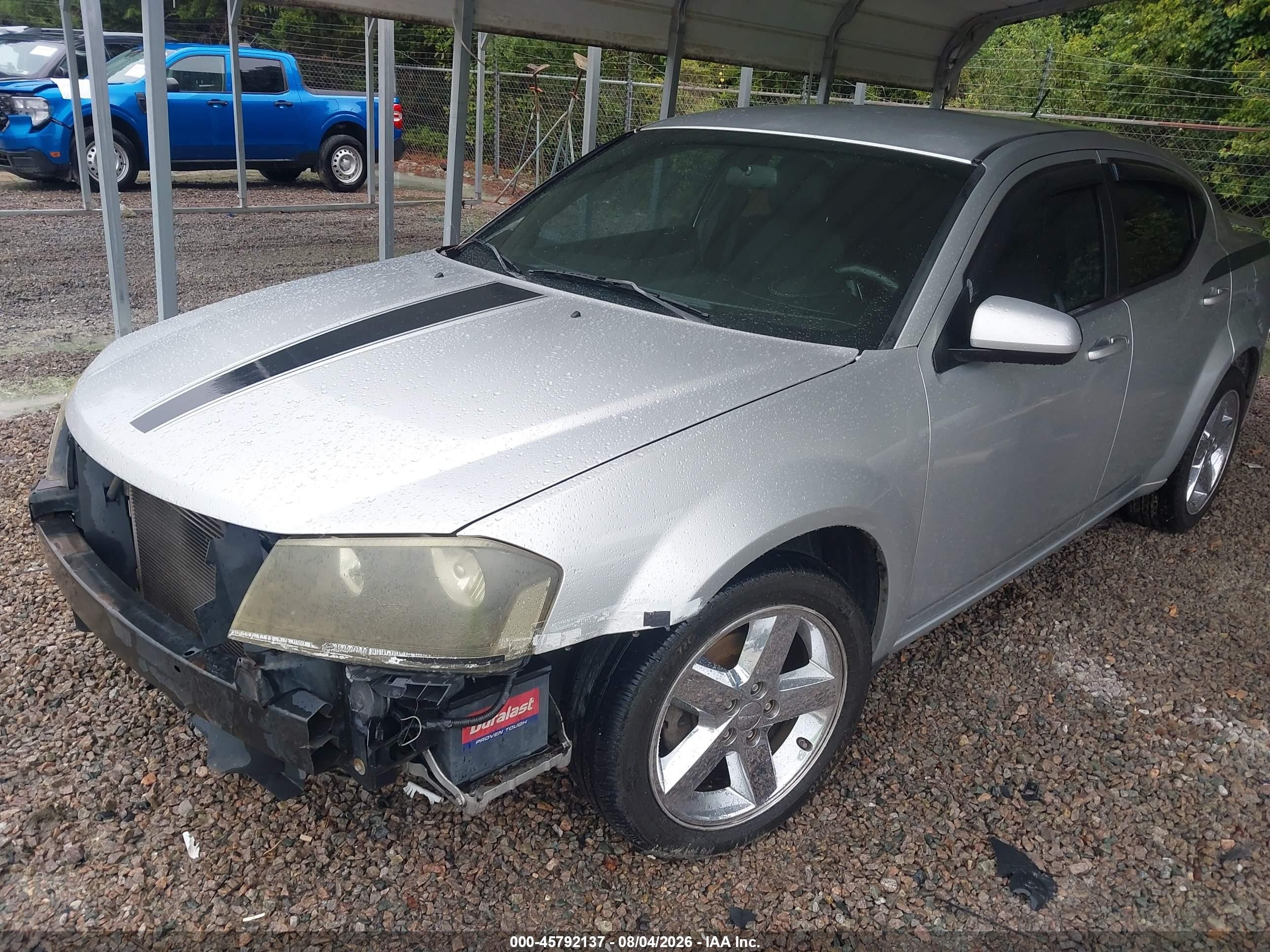 2011 Dodge Avenger Mainstreet Gray vin: 1B3BD1FBXBN556352