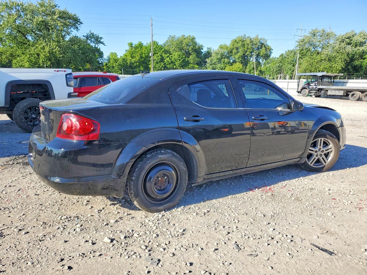 2011 Dodge Avenger Mainstreet Black vin: 1B3BD1FBXBN574107