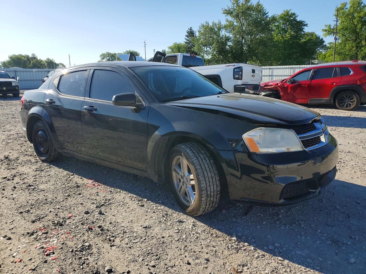 2011 Dodge Avenger Mainstreet Black vin: 1B3BD1FBXBN574107