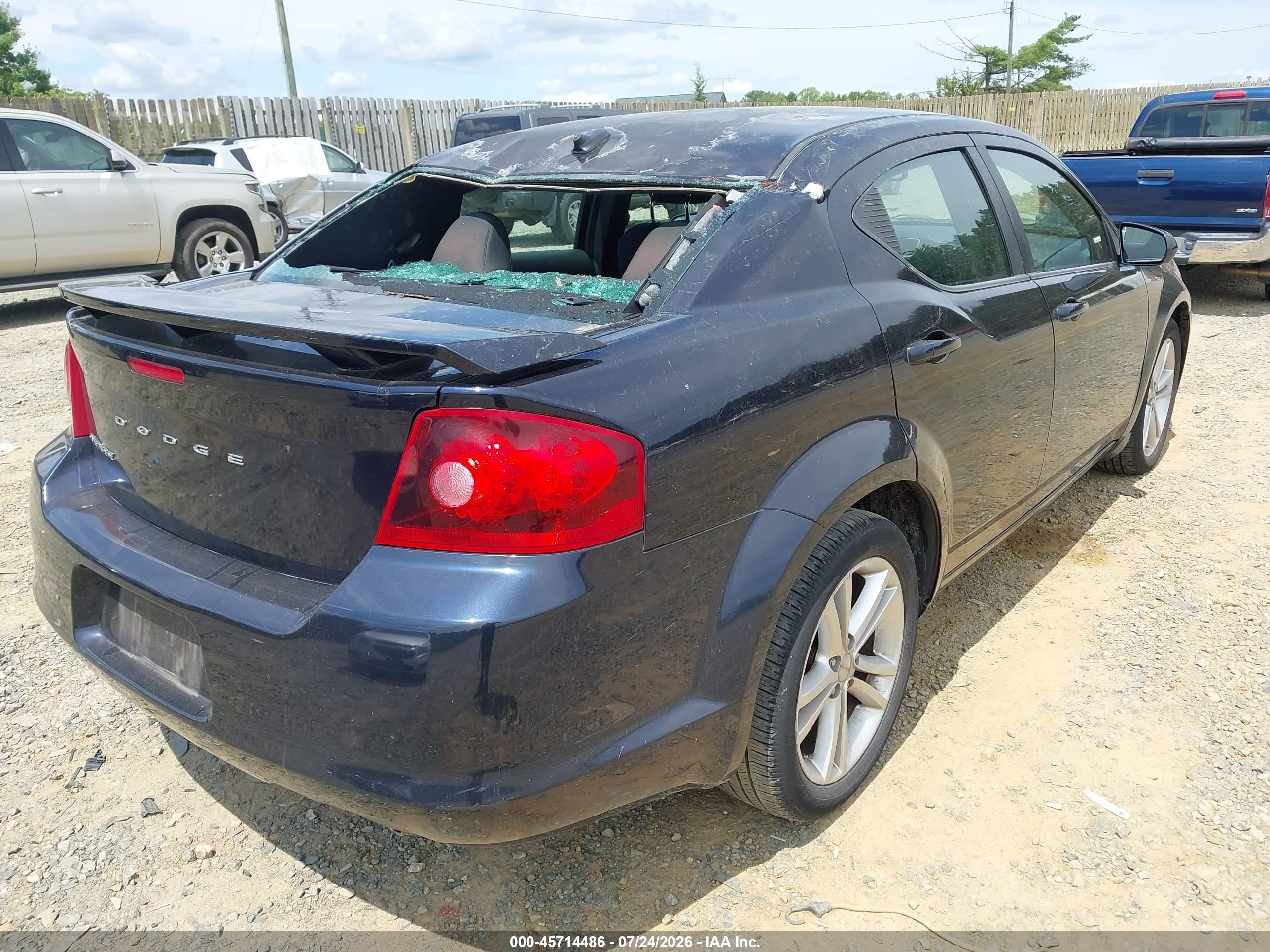 2011 Dodge Avenger Mainstreet Dark Blue vin: 1B3BD1FG0BN534355