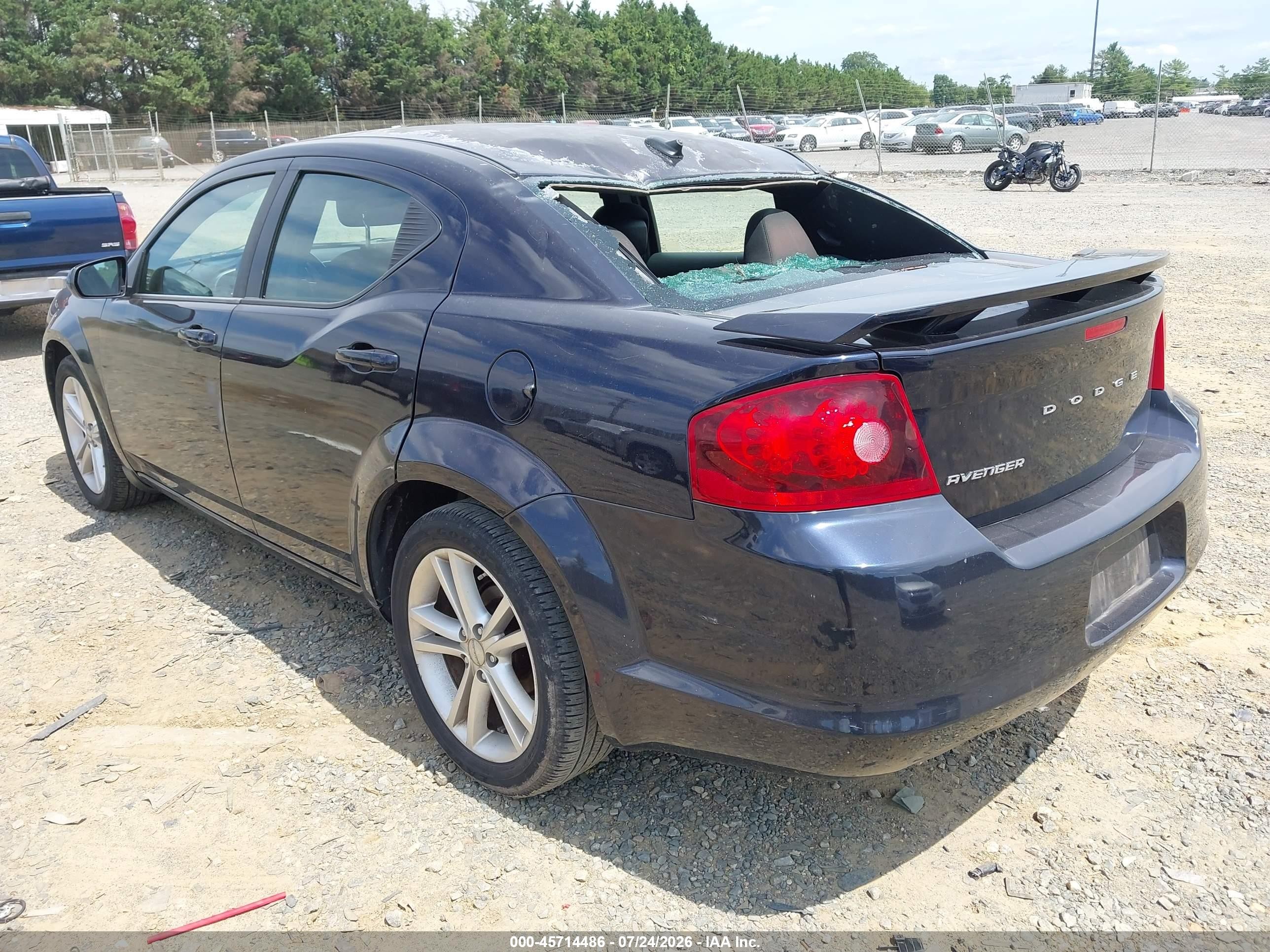 2011 Dodge Avenger Mainstreet Dark Blue vin: 1B3BD1FG0BN534355