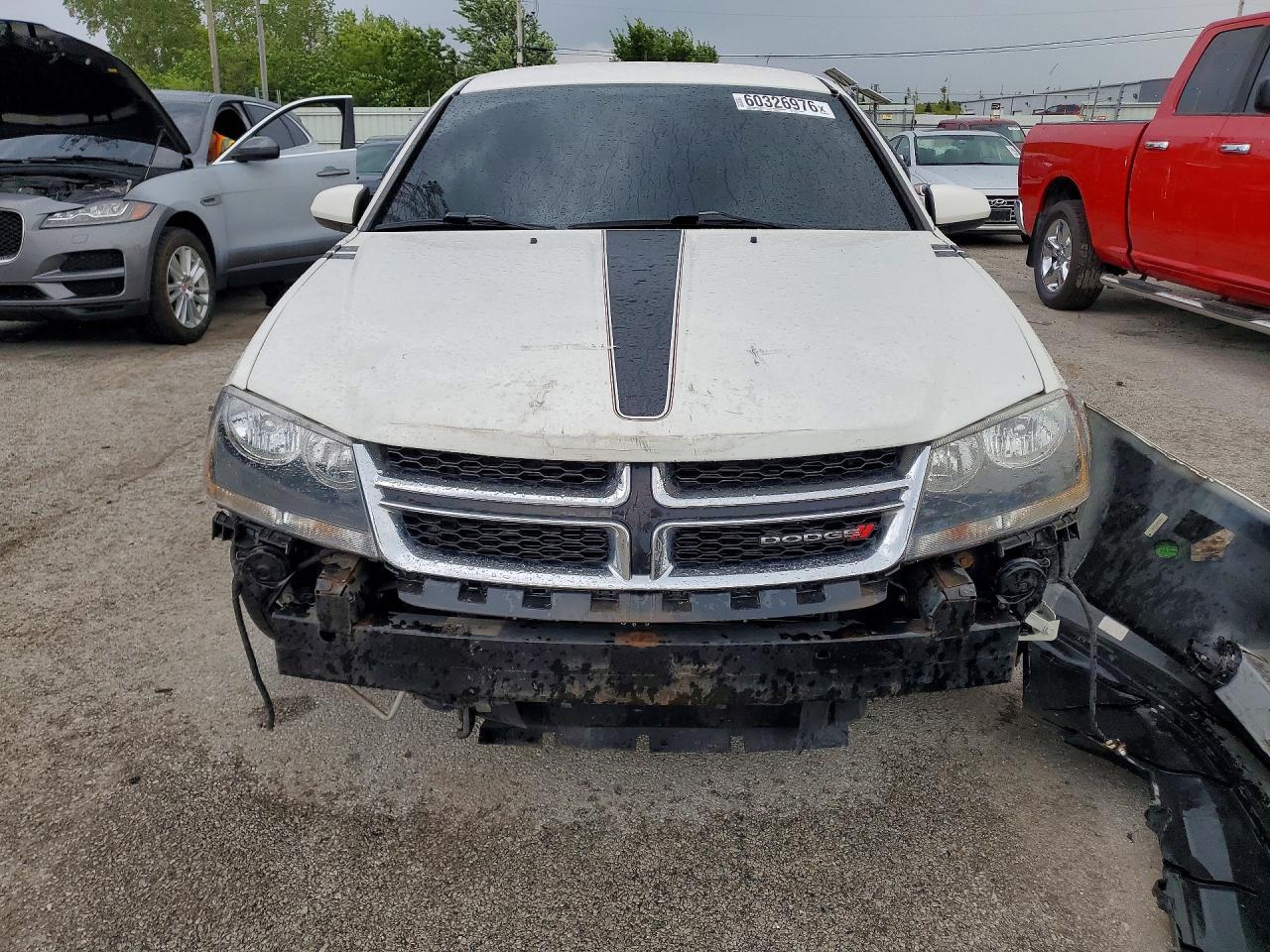 2011 Dodge Avenger Mainstreet White vin: 1B3BD1FG3BN510731