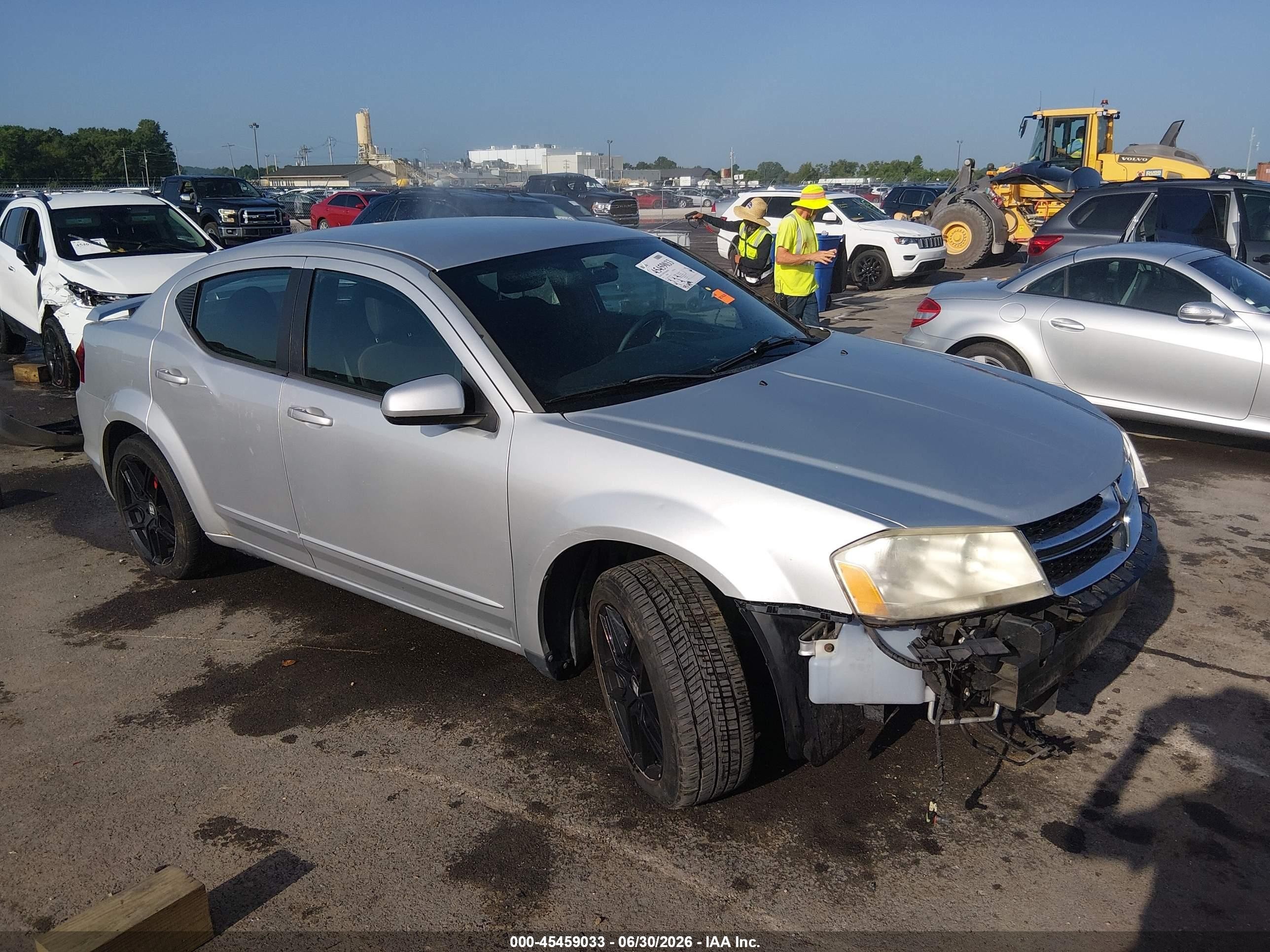 2011 Dodge Avenger Mainstreet Silver vin: 1B3BD1FG3BN584506