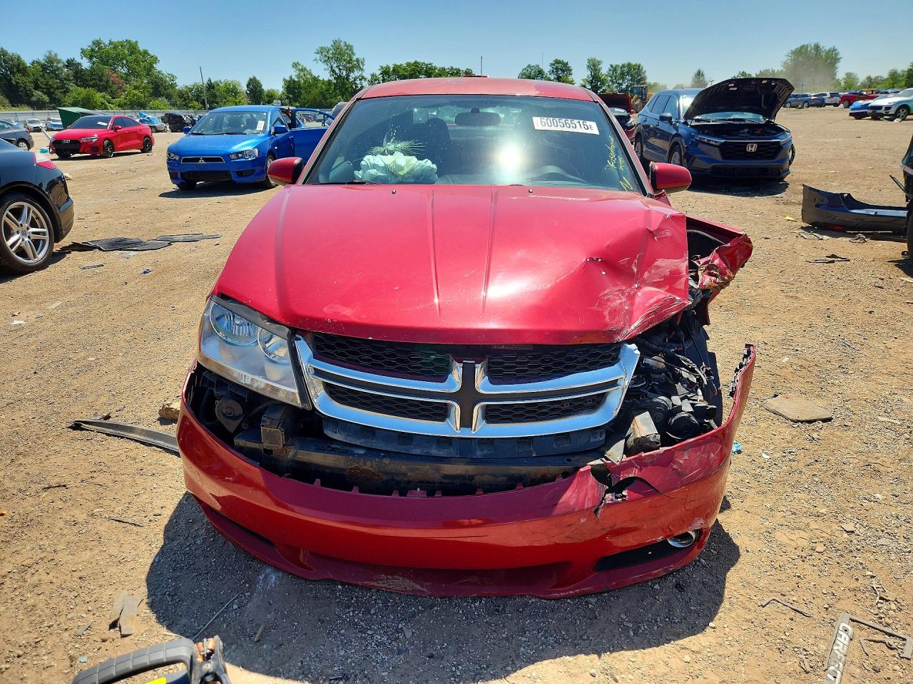 2011 Dodge Avenger Mainstreet Red vin: 1B3BD1FG4BN513704